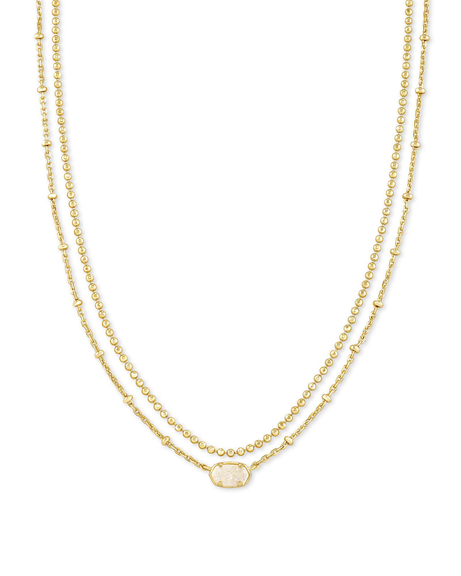 Emilie Multi Strand Necklace Gold
