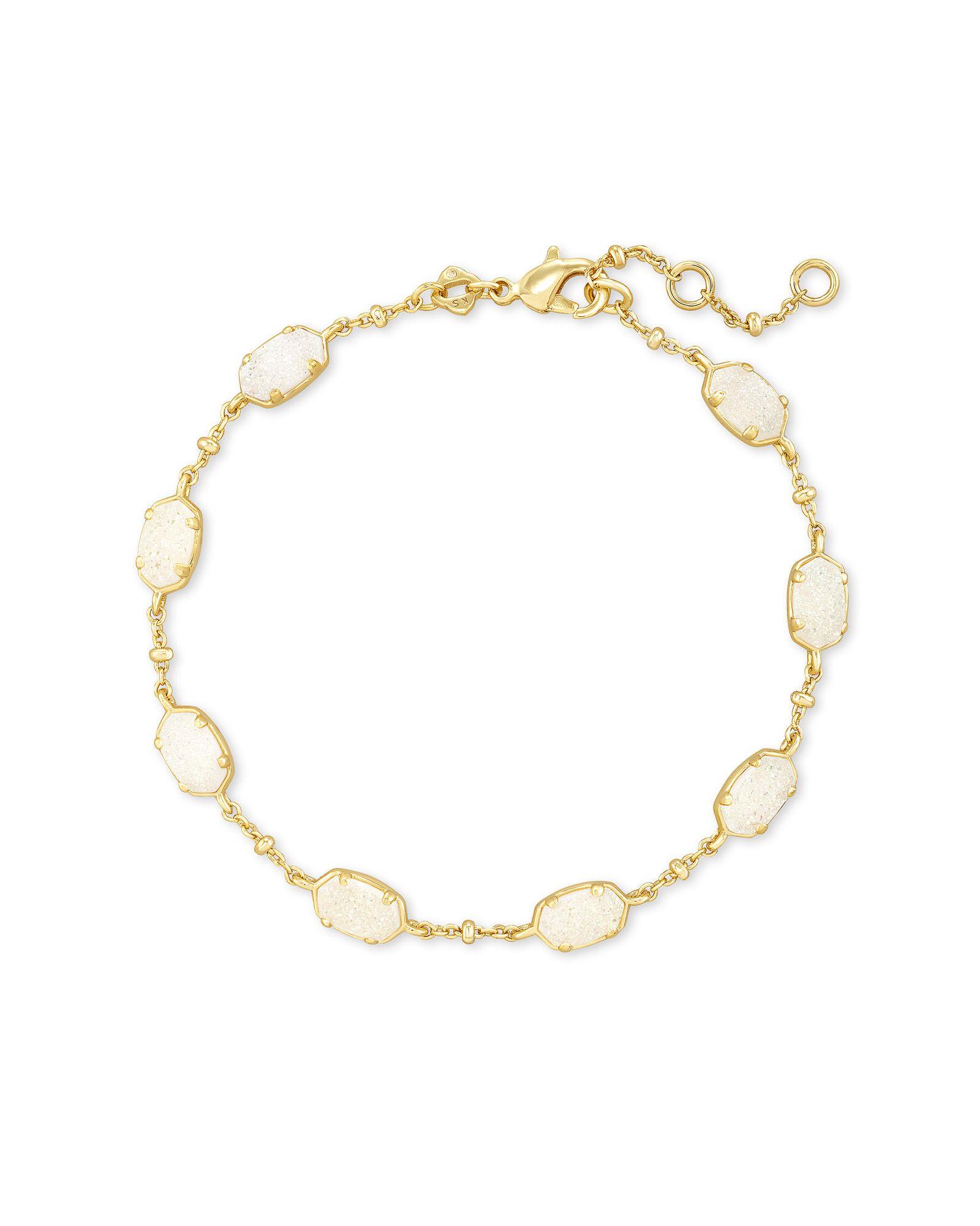 Emilie Link Bracelet Gold Iridescent