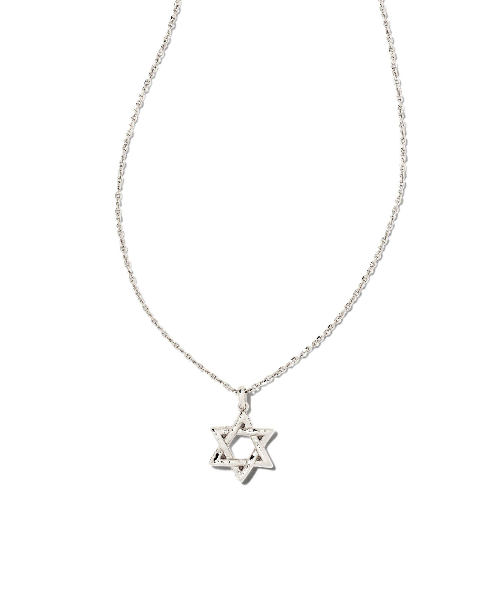 Star Of David Pendant Necklace