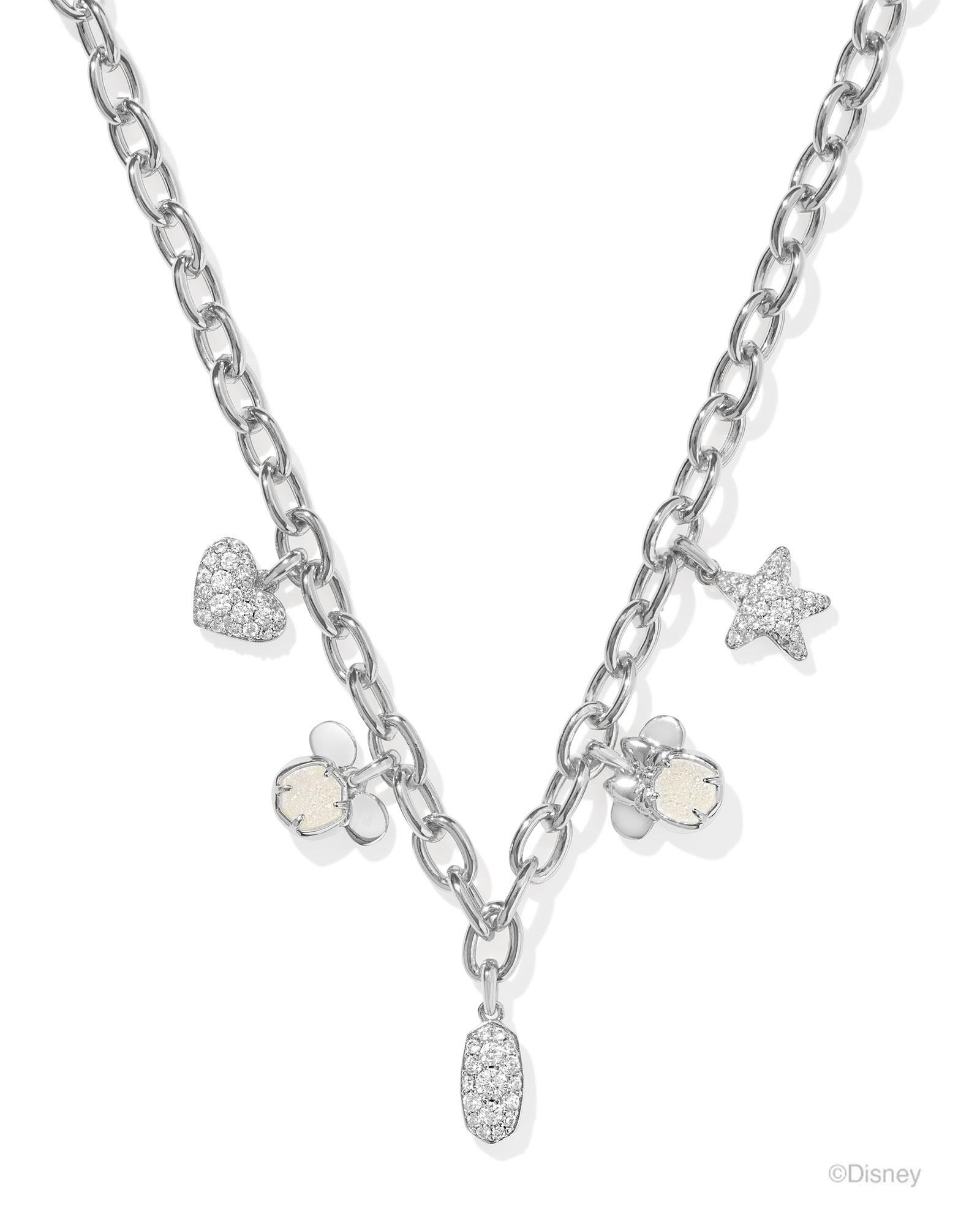 Mickey Minnie Charm Necklace
