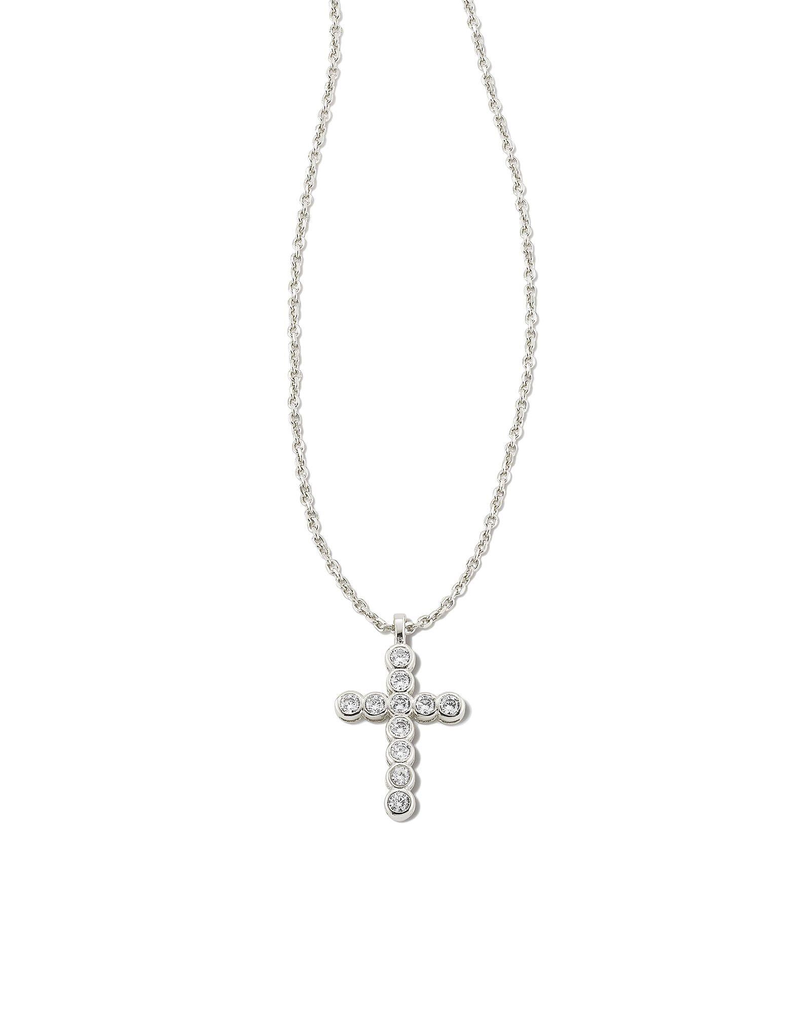Cross Crystal Pendant Necklace