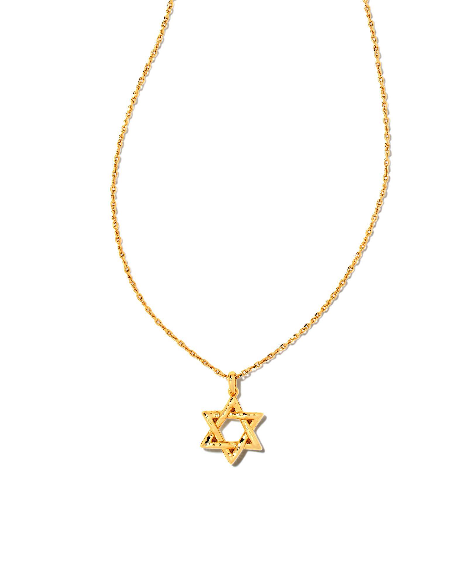 Star Of David Pendant Necklace