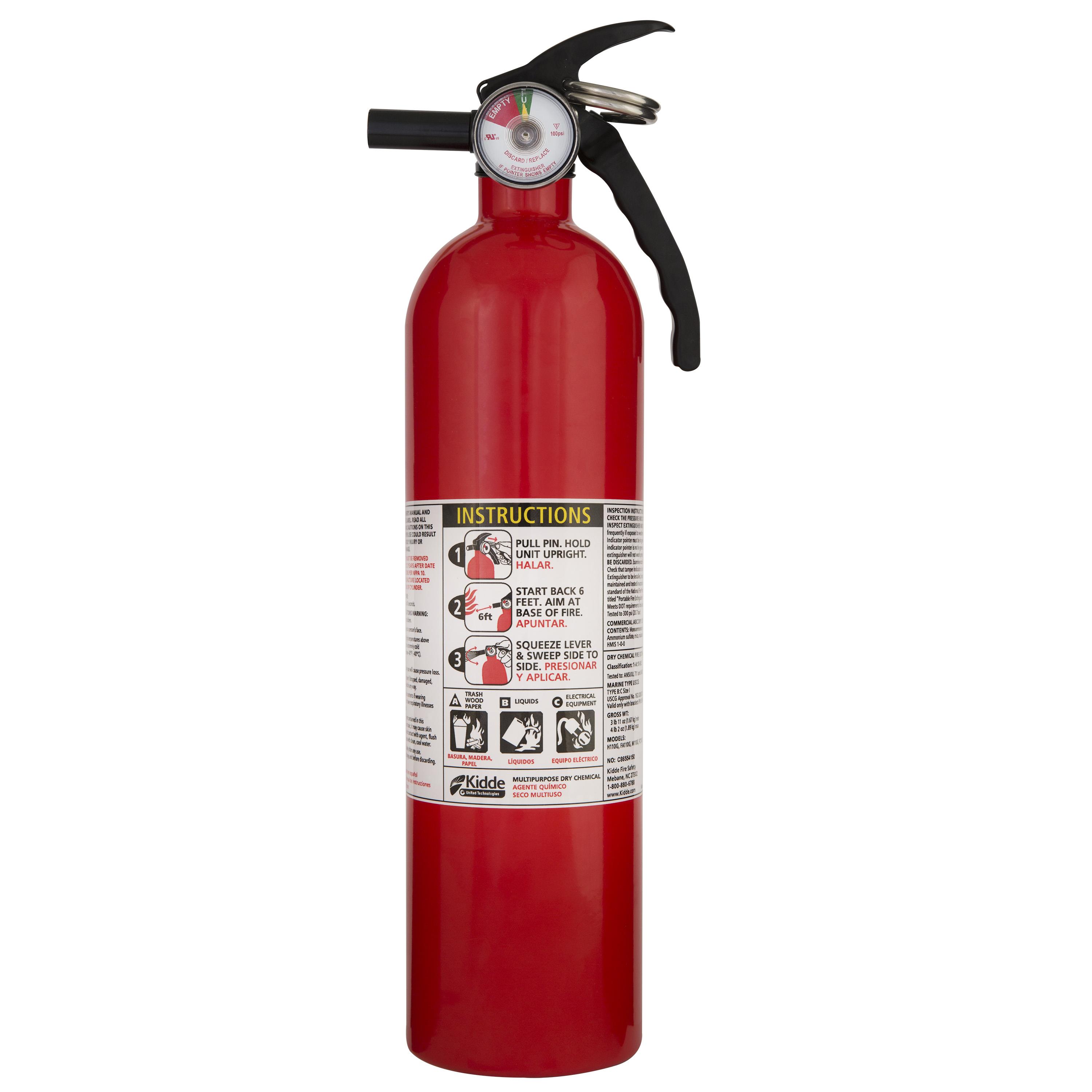 Full Home Extinguisher - UL Rated 1-A, 10-B:C