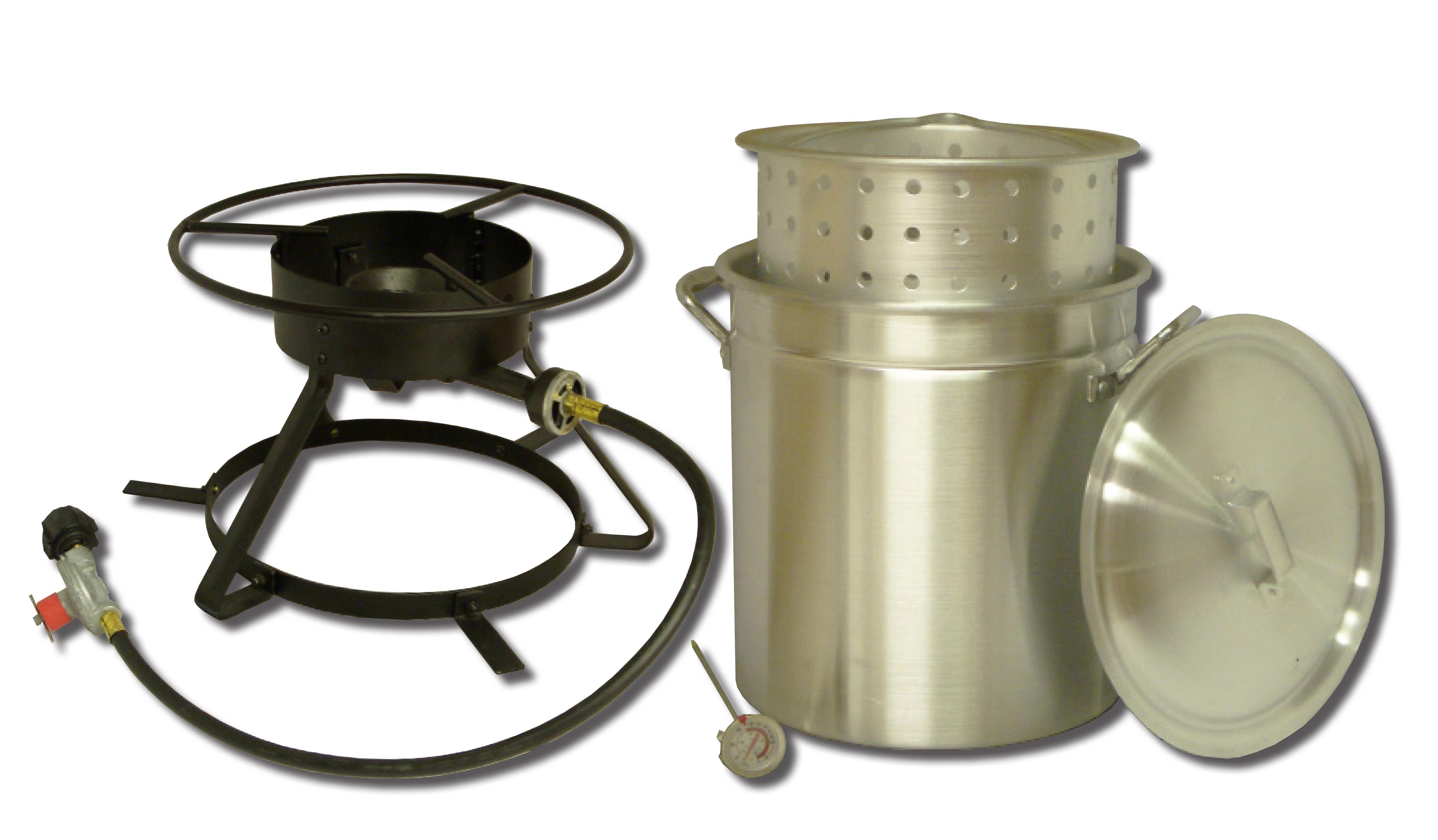 50 Quart Aluminum Pot And Cooker Package
