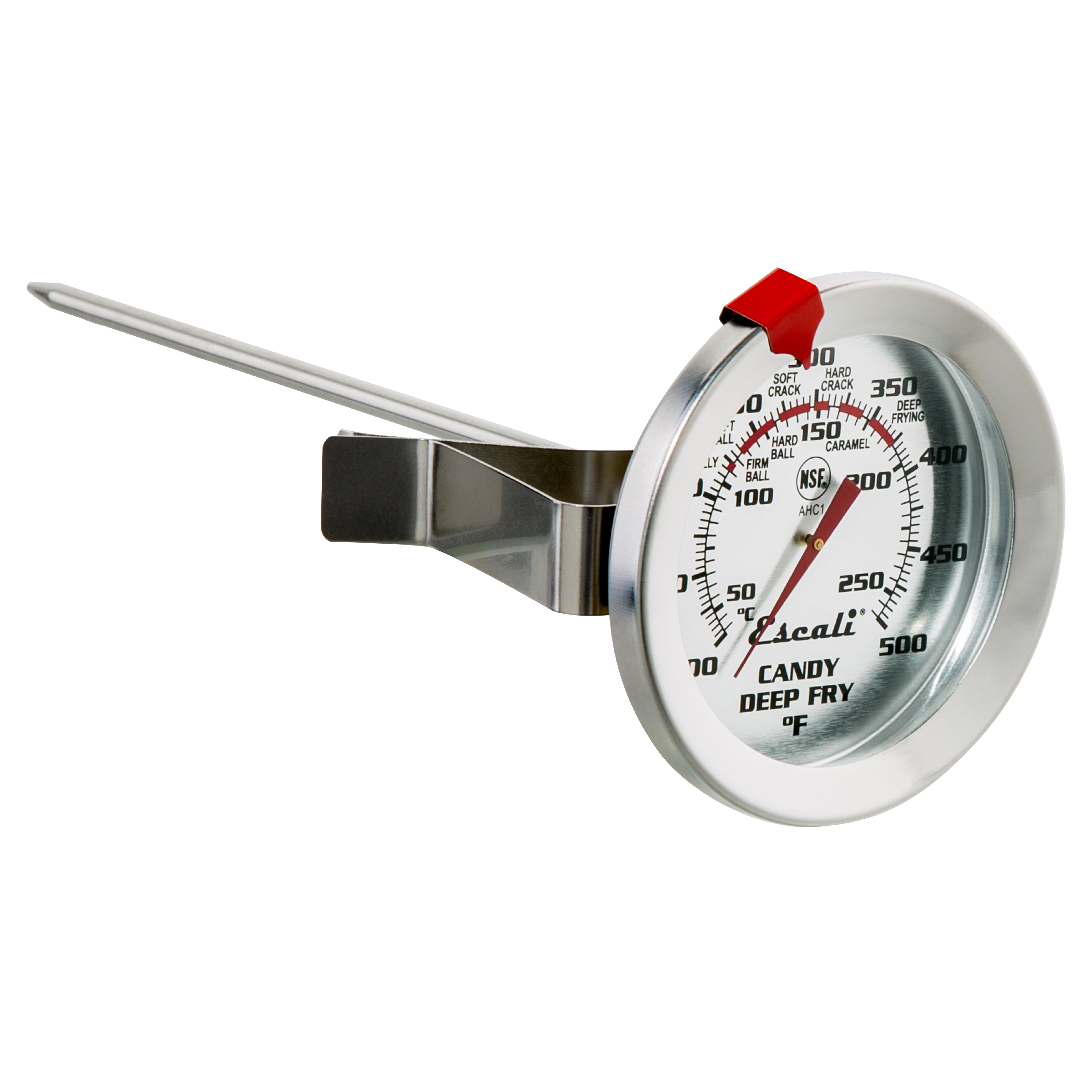 Escali - Candy Deep Fry Dial Thermometer, 5.5-Inch Probe