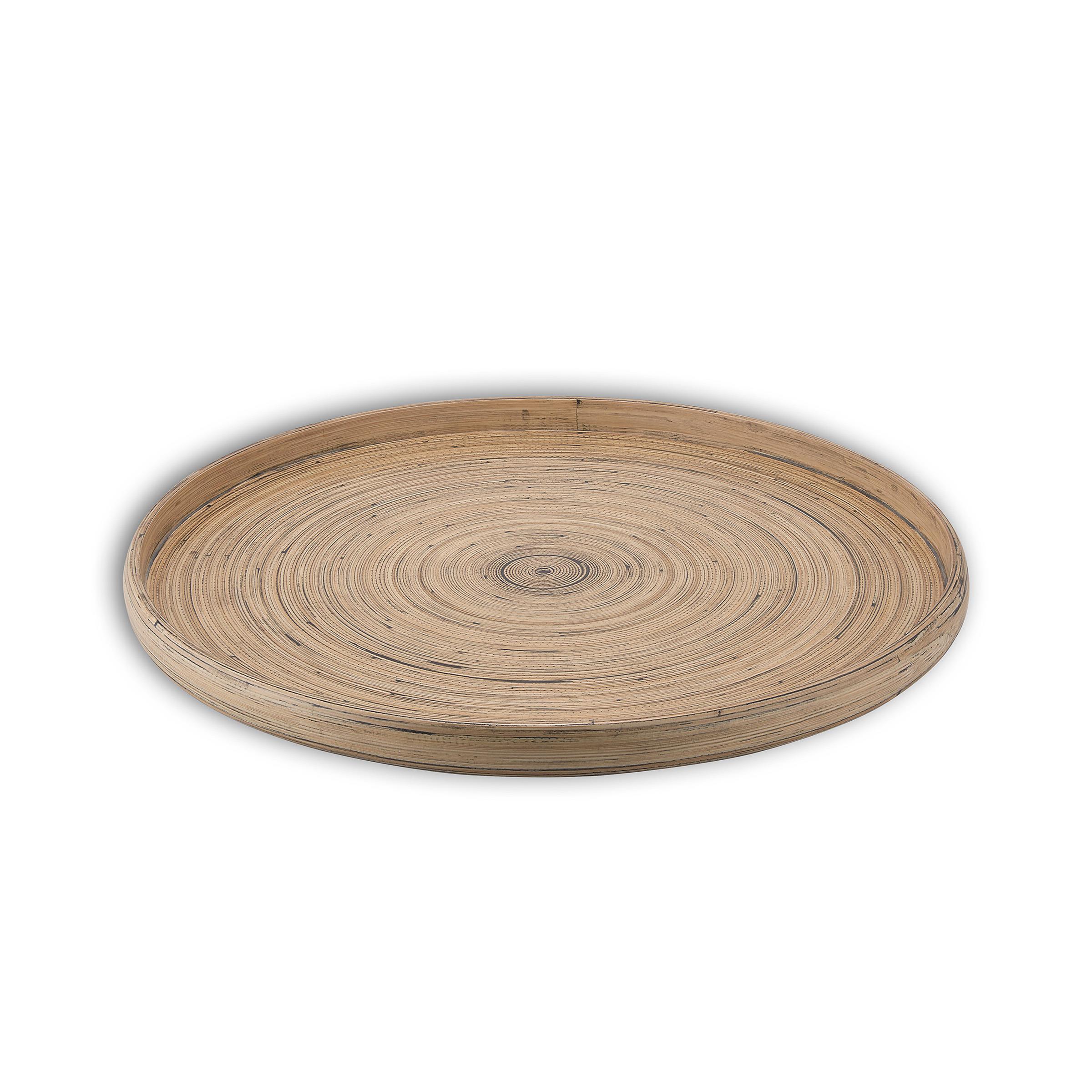 LEXA - 16-Inch Bamboo Serving Tray - Black Bamboo