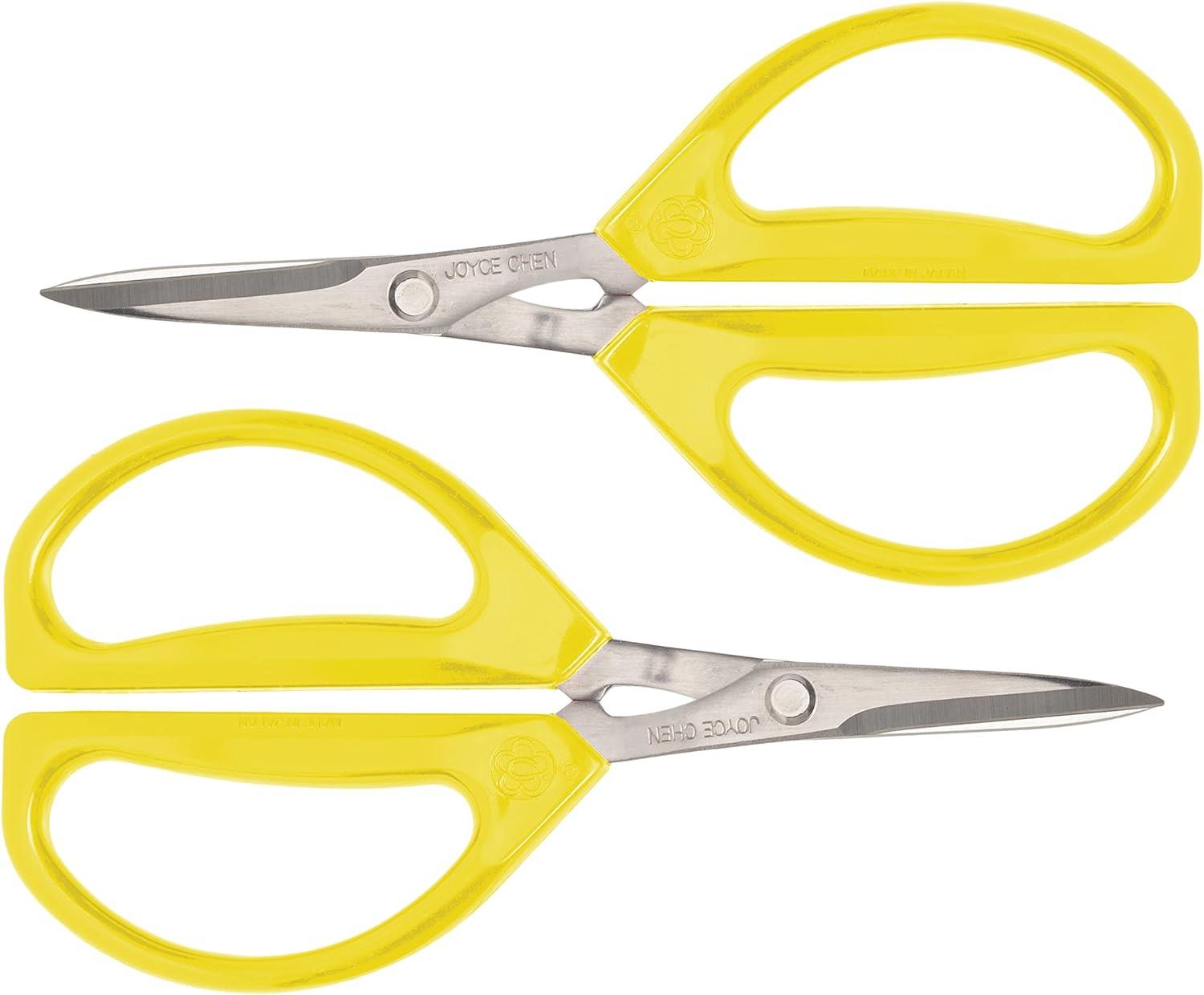 Joyce Chen - Original Unlimited Kitchen Scissors, 2 Pack - Yellow