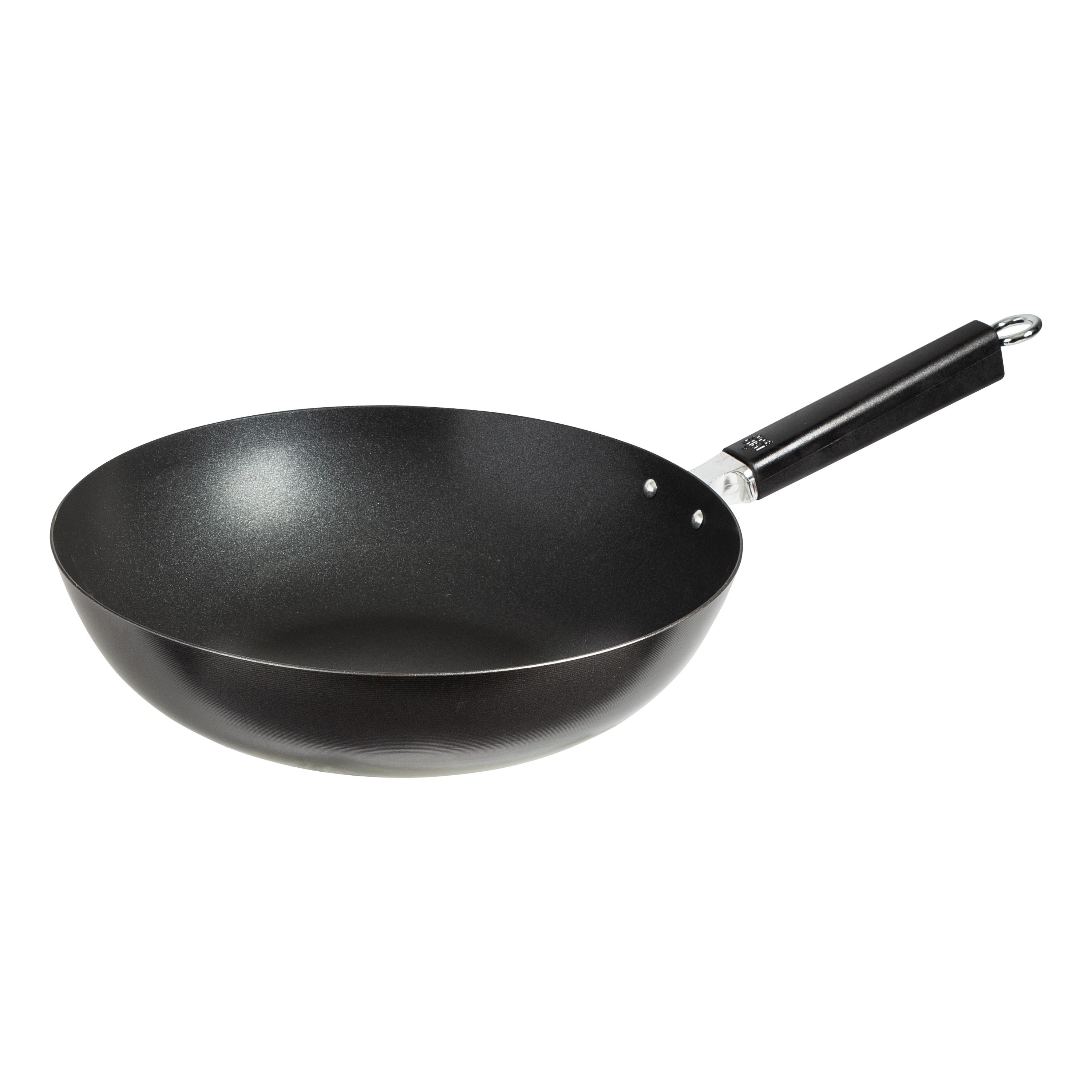 Joyce Chen - Professional Series 12-Inch Carbon Steel Excalibur Nonstick Stir Fry Pan