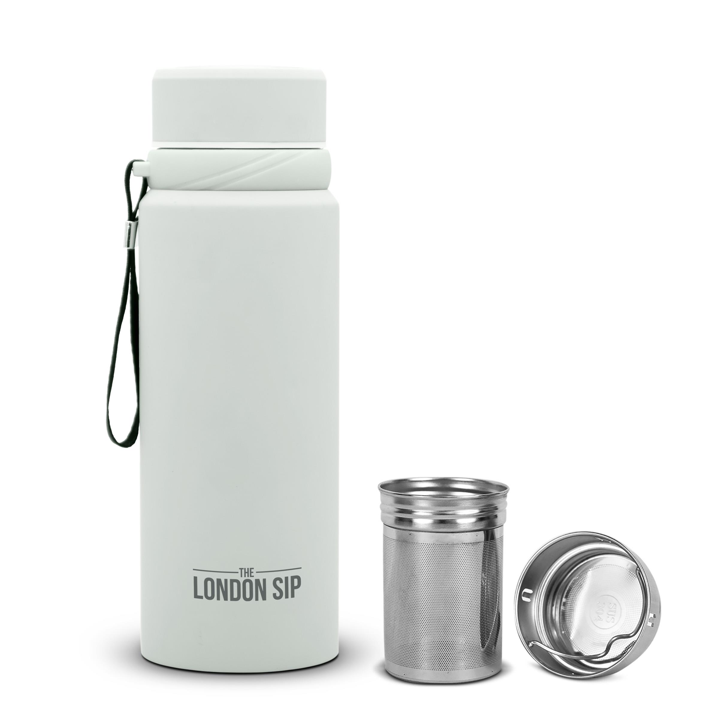 London Sip - 25oz Tea Infuser - Pearl White