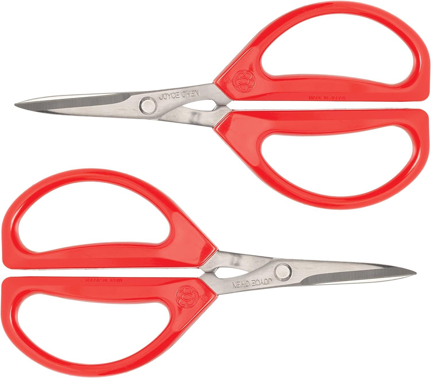 Joyce Chen - Original Unlimited Kitchen Scissors, 2 Pack - Red