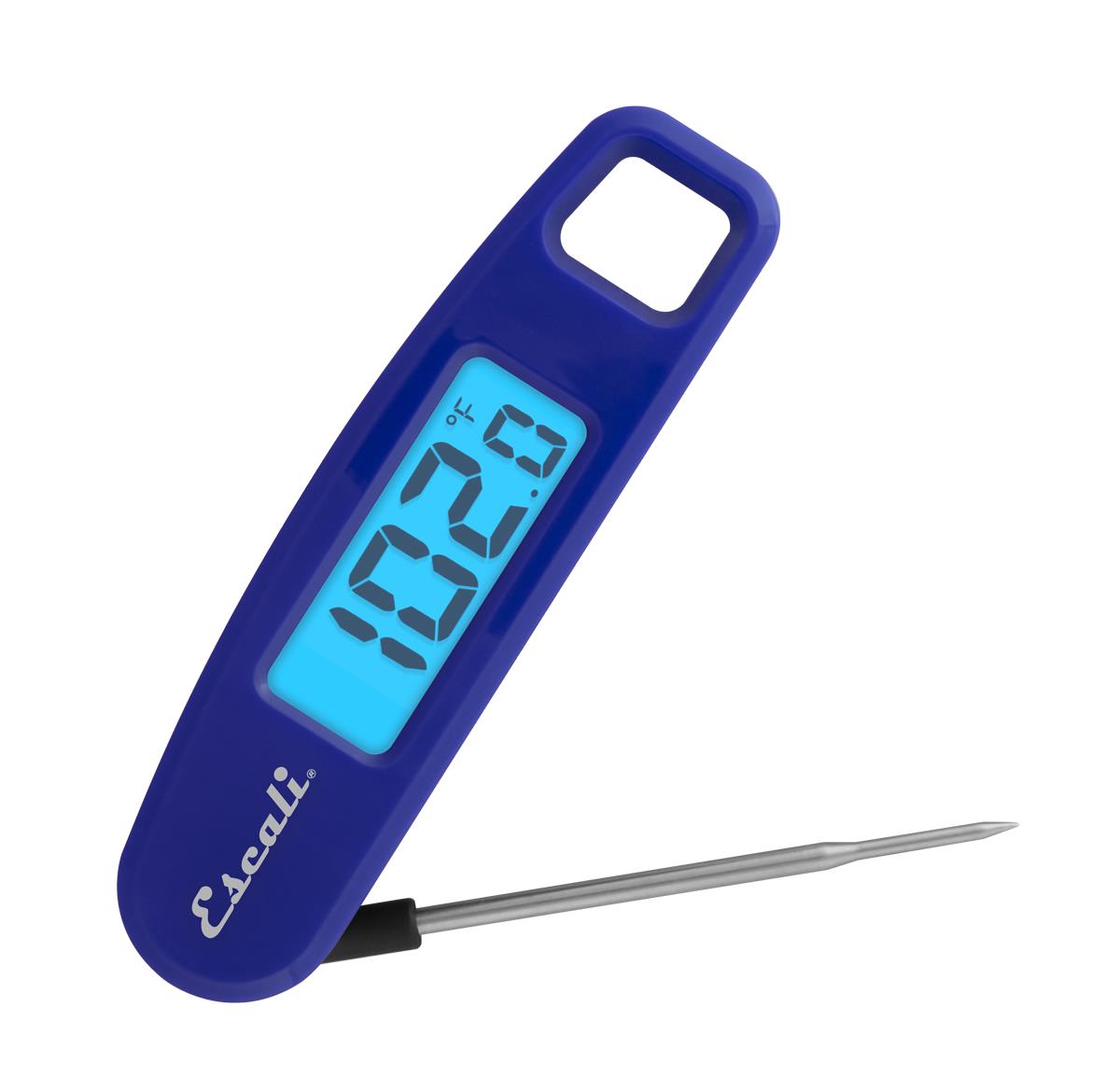 Escali - Compact Folding Digital Thermometer, Blue