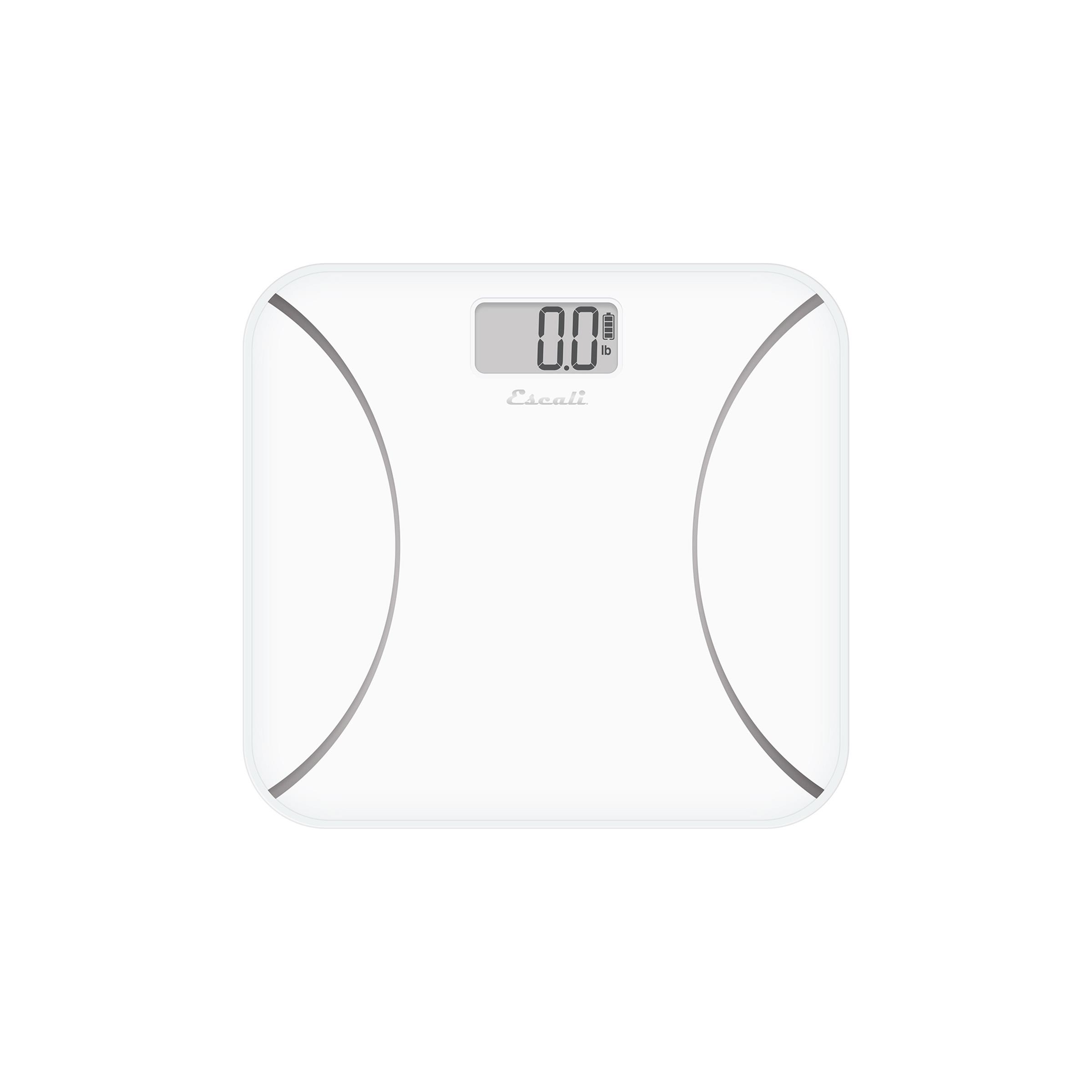 Escali - Kinetic Bathroom Scale, White