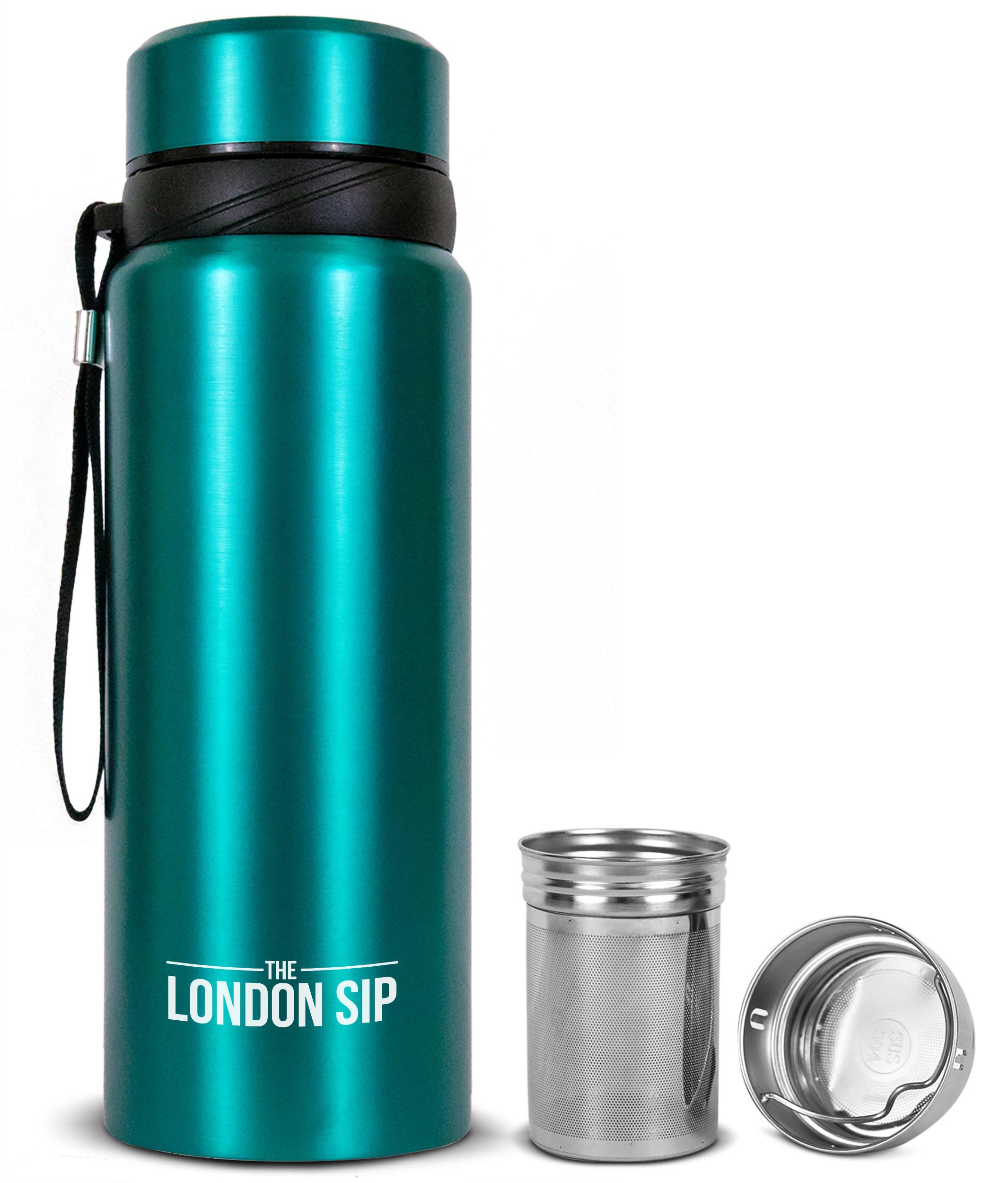 London Sip - 25oz Tea Infuser Bottle, Blue