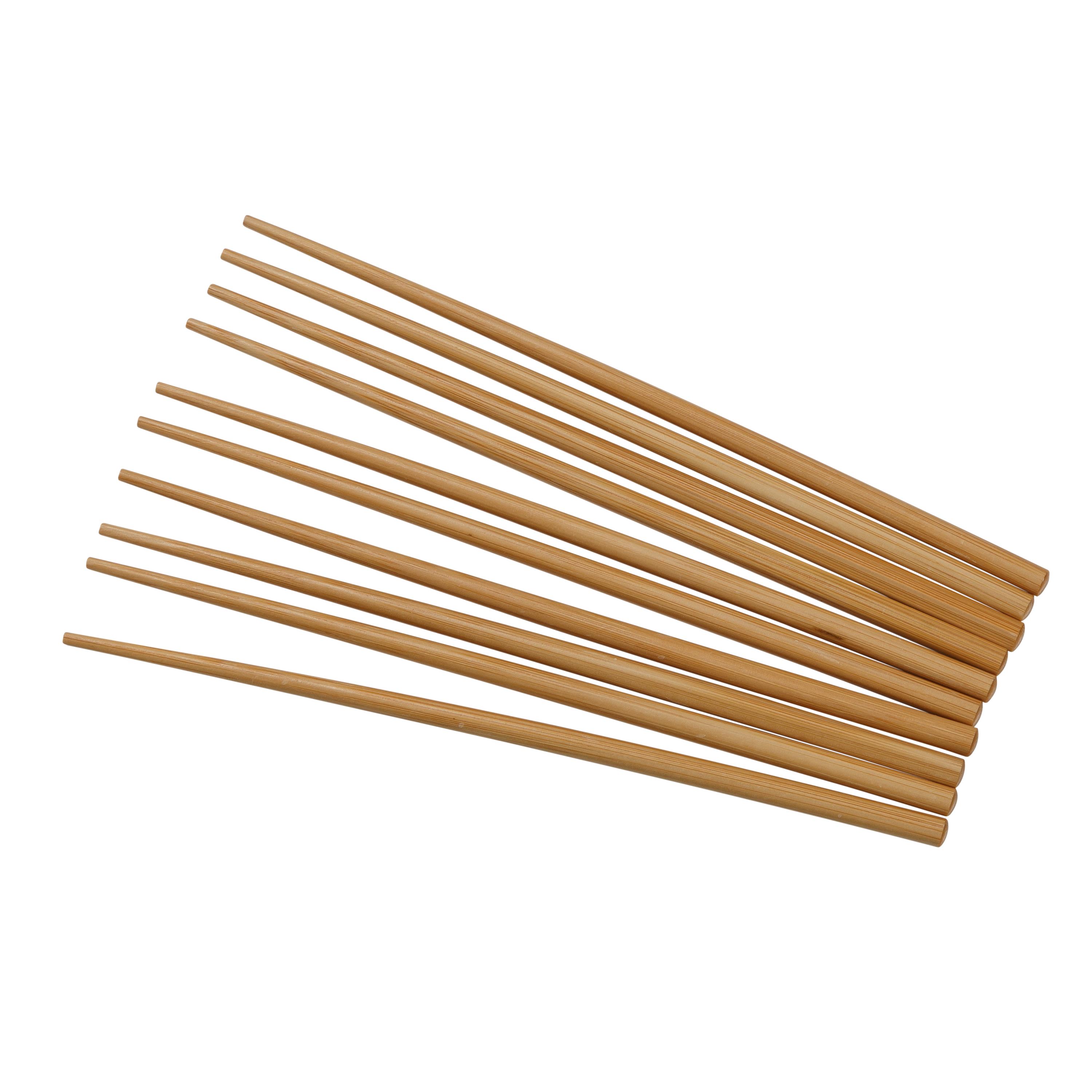Joyce Chen - Reusable Burnished Bamboo Chopsticks Set, 5 Pair