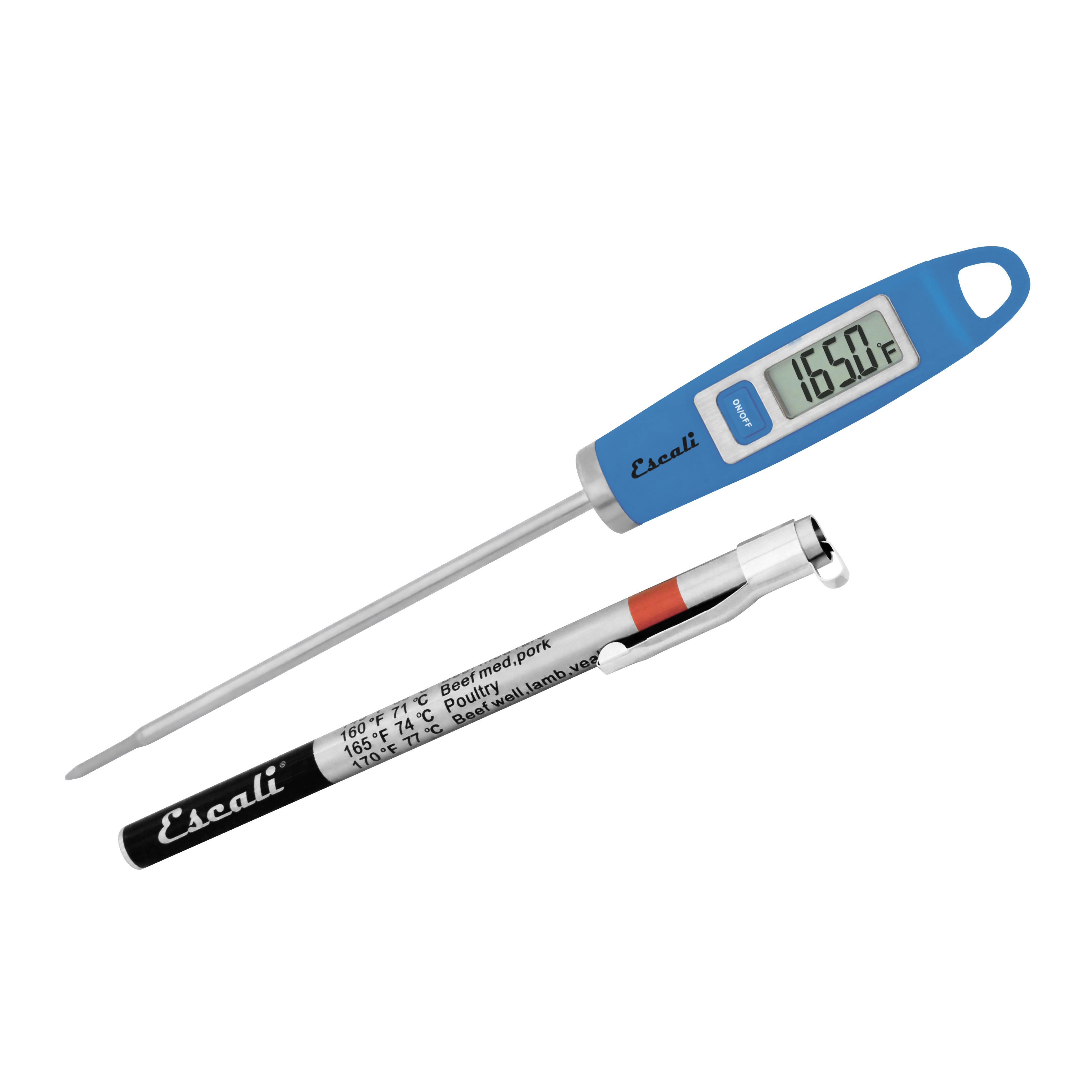 Escali - Gourmet Digital Thermometer, Blue
