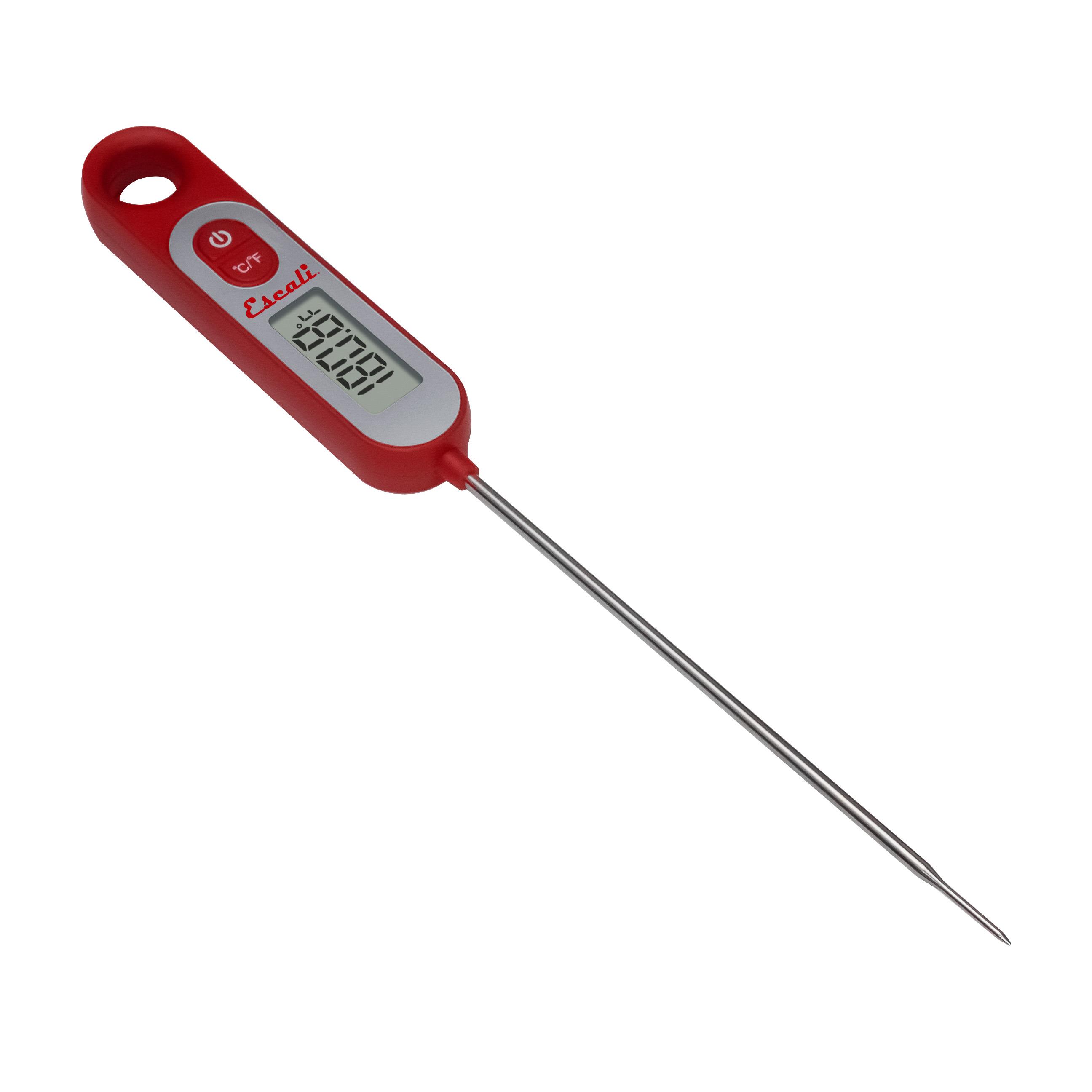 Escali - Digital Long Stem Thermometer, Red