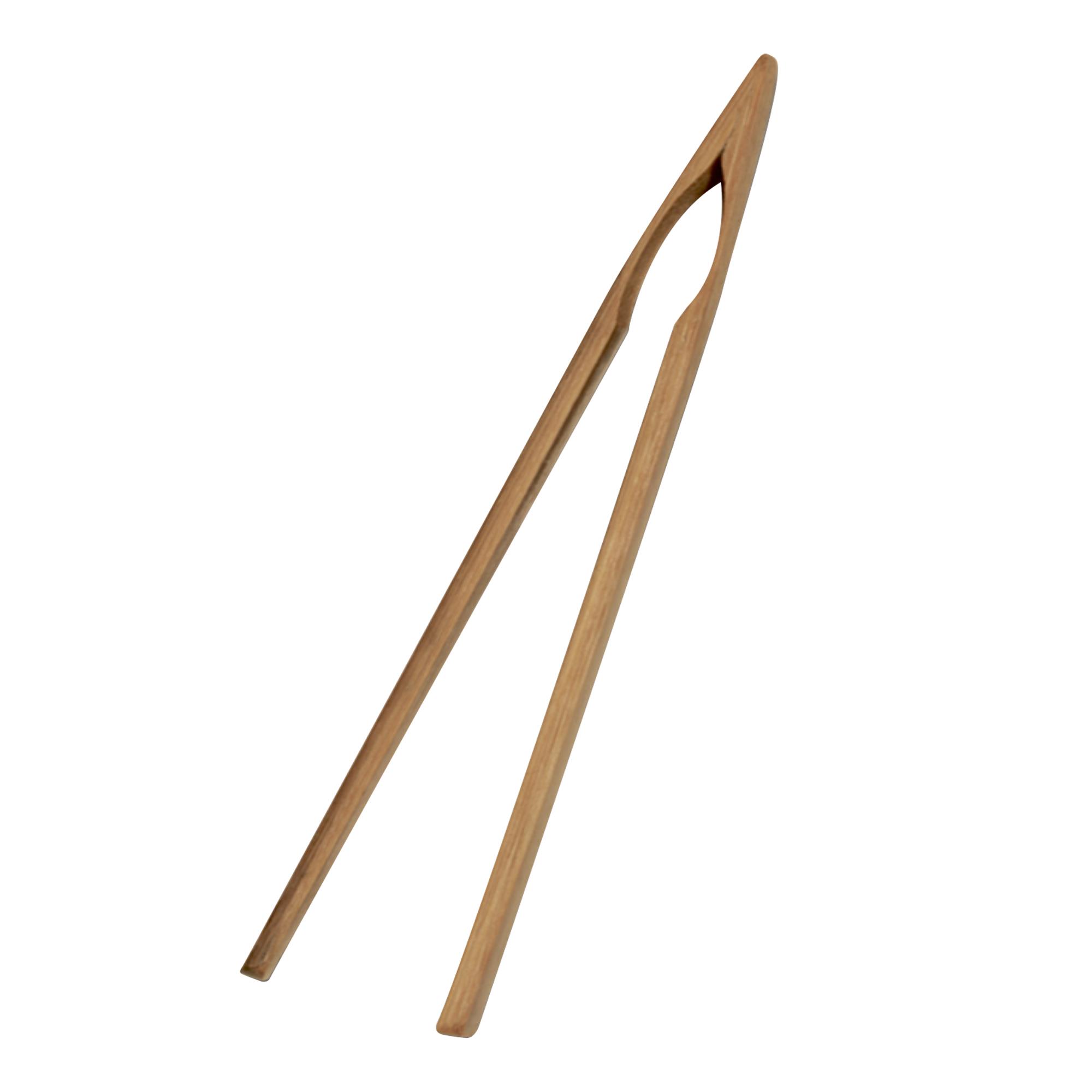 Joyce Chen - Burnished Bamboo Toaster Tongs, 6.5-Inch