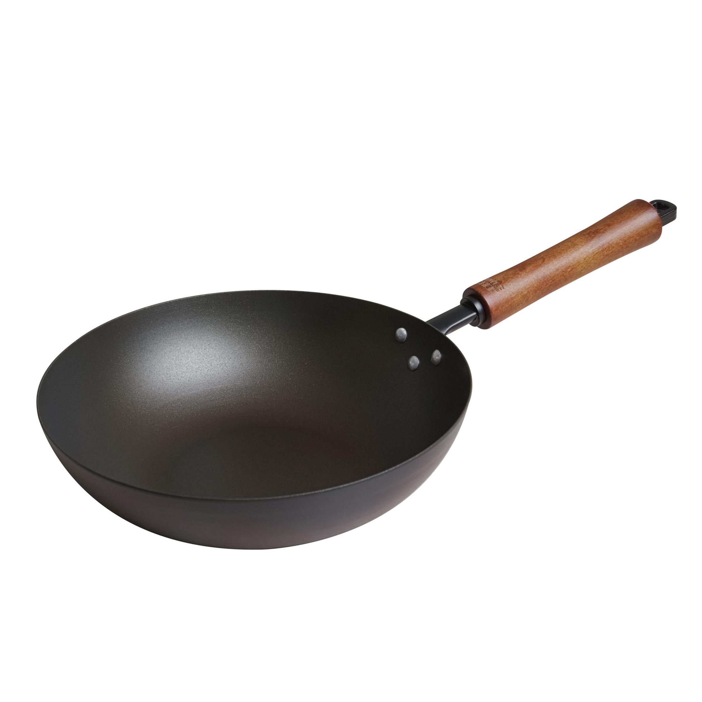 Joyce Chen - Classic Series 9.5-Inch Carbon Steel Pre-seasoned Stir Fry Pan