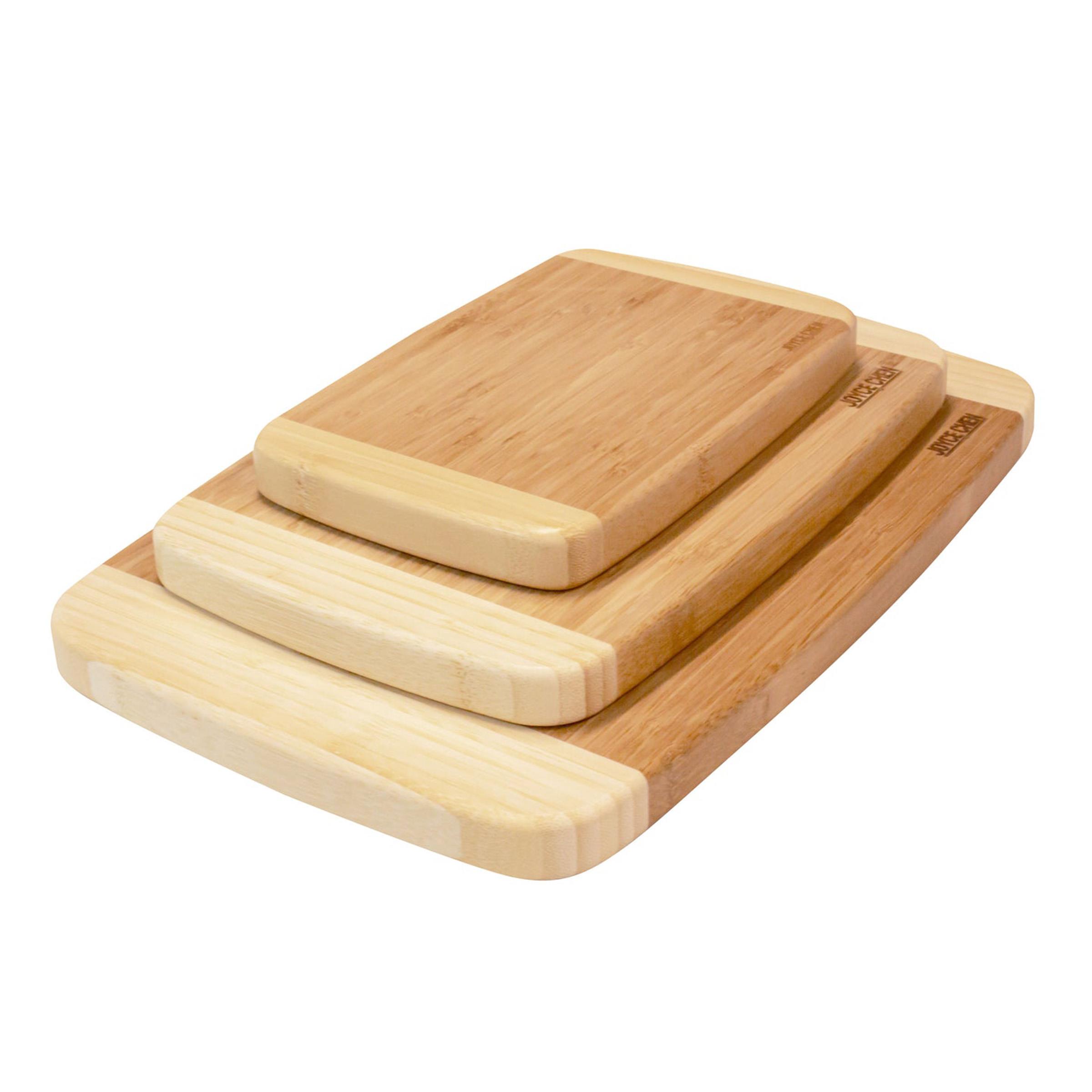 Joyce Chen - 3-Pack Burnished Bamboo Cutting Board Bundle