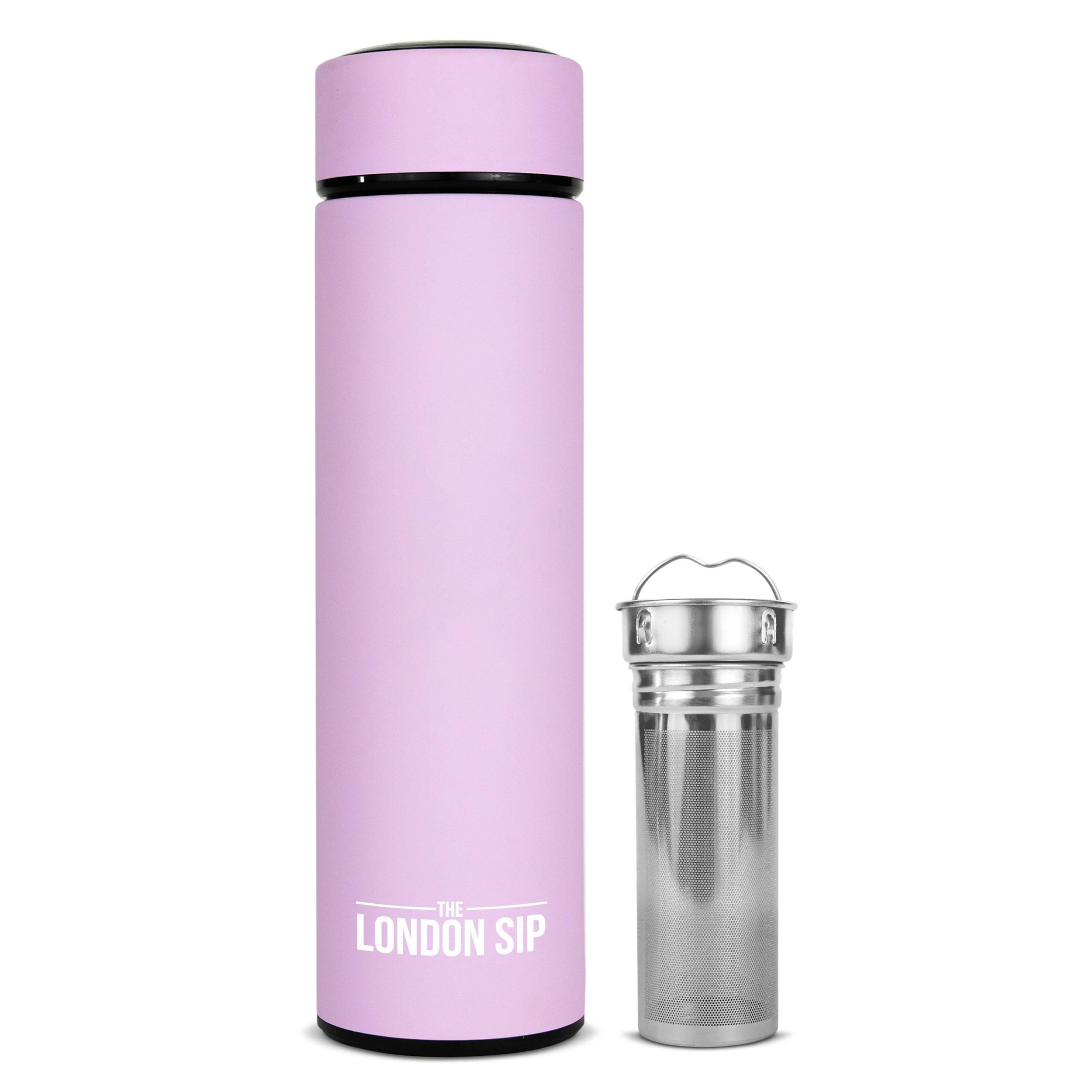 London Sip - 16oz Tea Infuser Bottle, Lilac