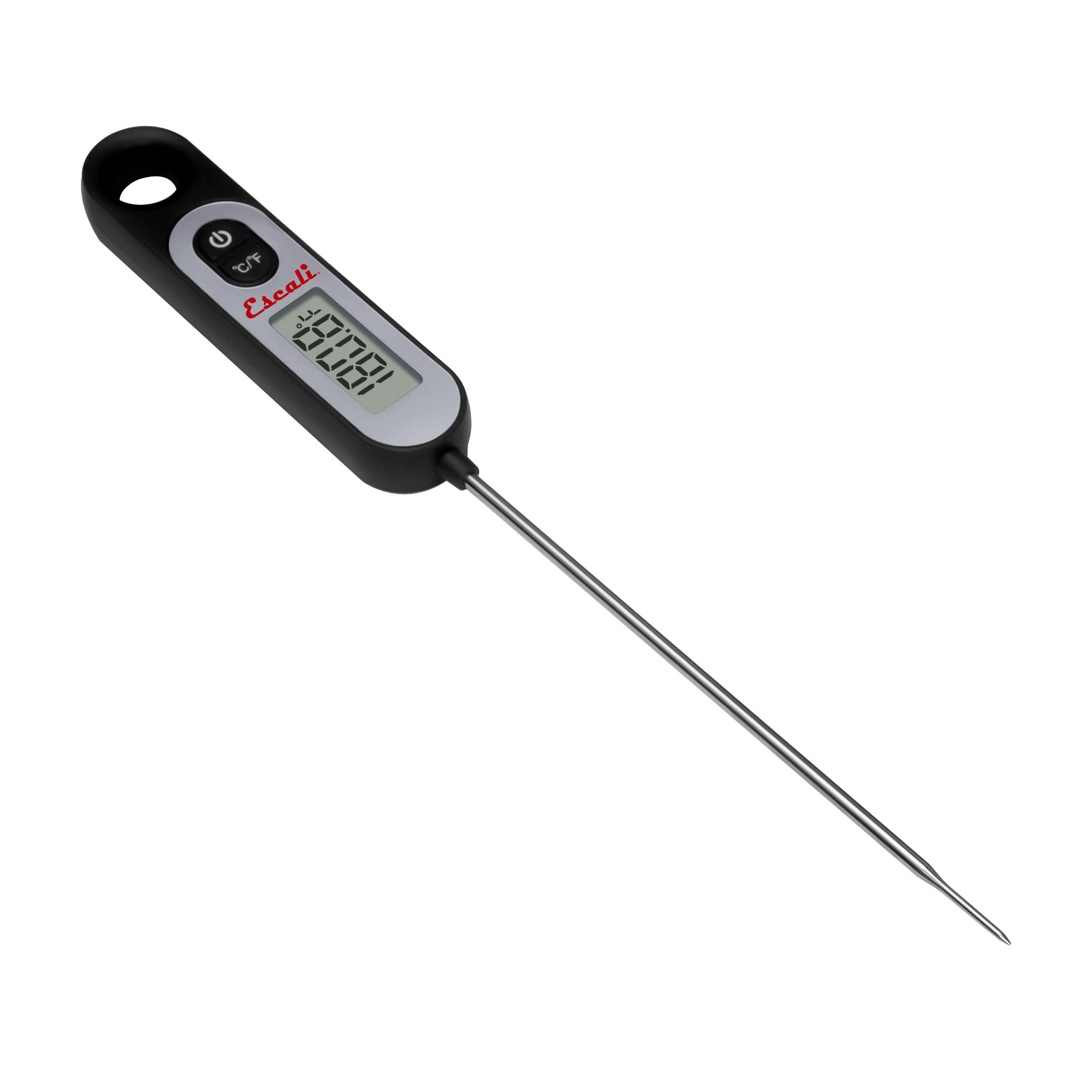 Escali - Digital Long Stem Thermometer, Black