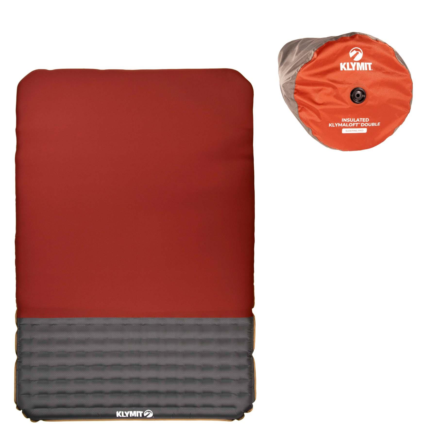 Insulated Klymaloft Sleeping Pad Double - Red