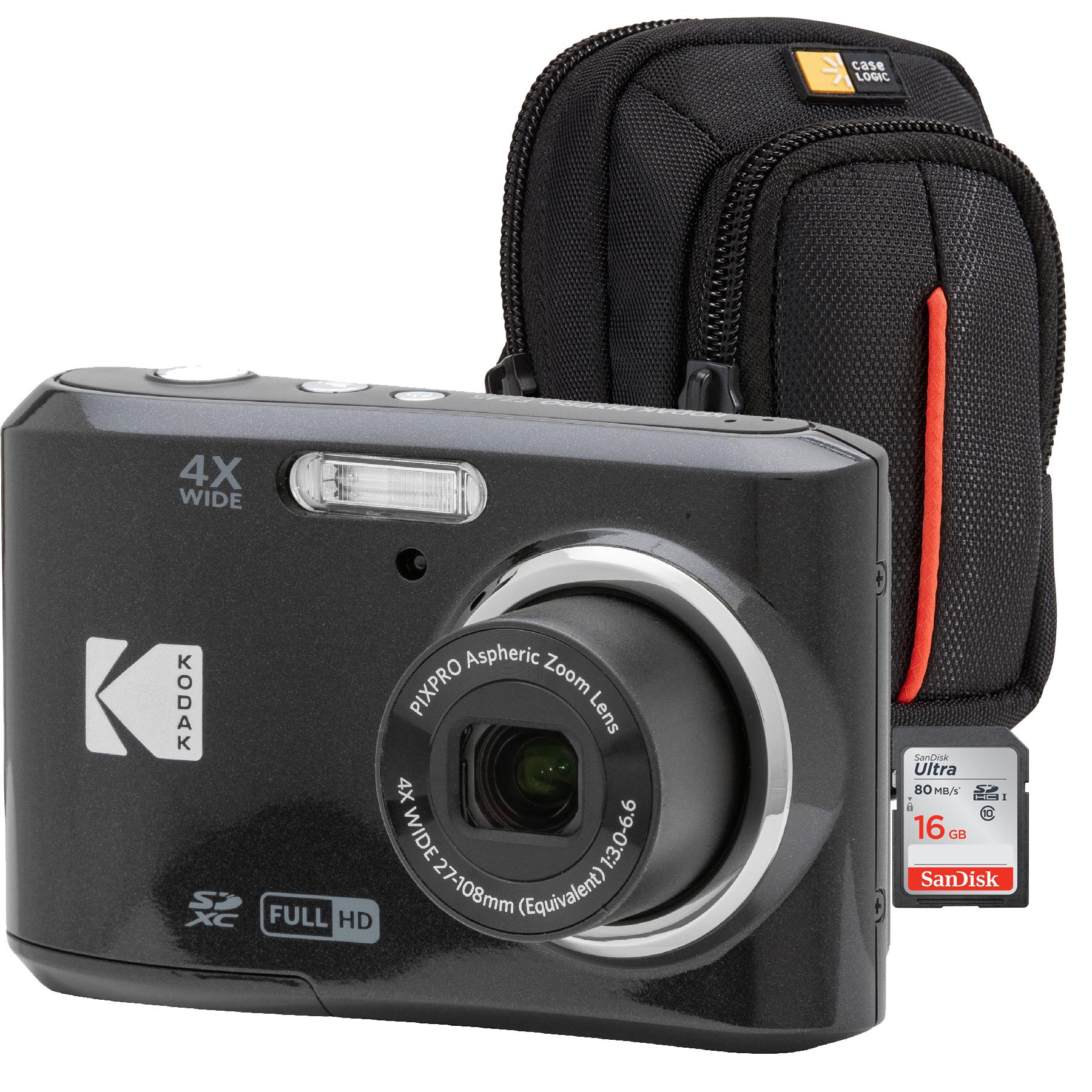 FZ45 16.4mp Digital Camera, Carrying Case And 16gb Sd Card