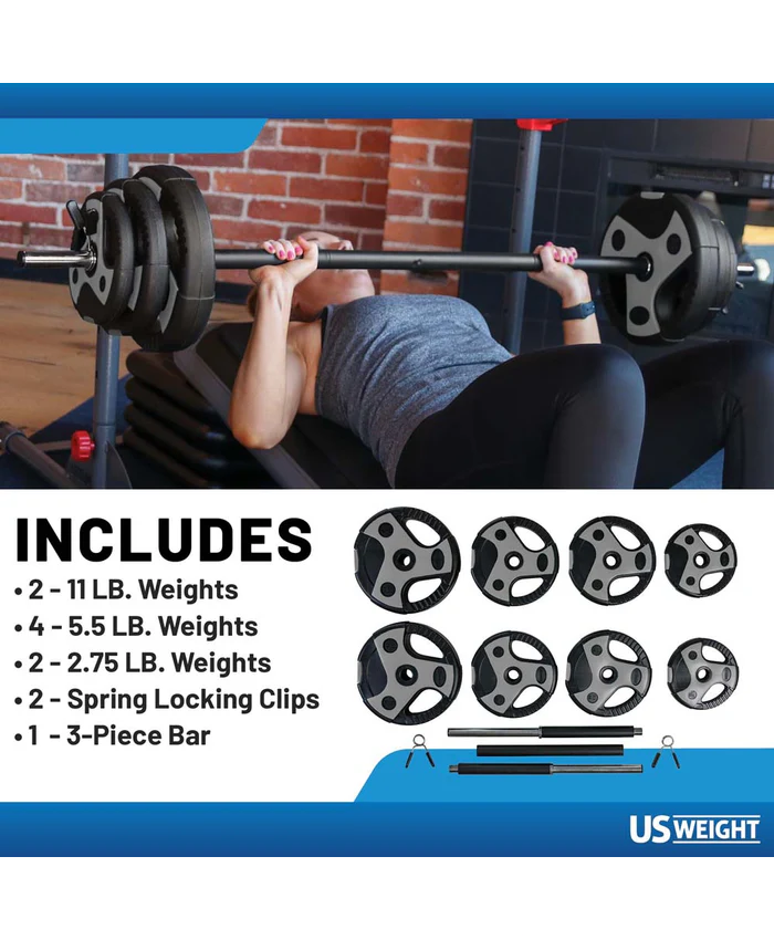 US Weight 54 LB Weight Set with 55