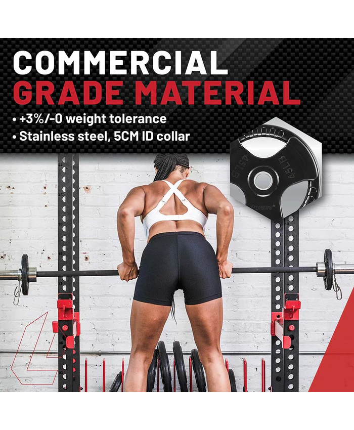 Lifeline Olympic Rubber Grip Plate Sets