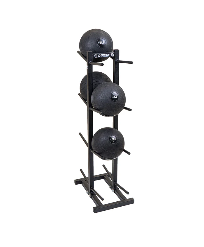 Lifeline Fitness Slam Ball Rack – Vertical 8-Tier Storage Solution