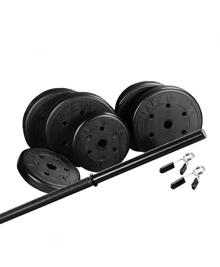 US Weight 55 Lb. Barbell Weight Set