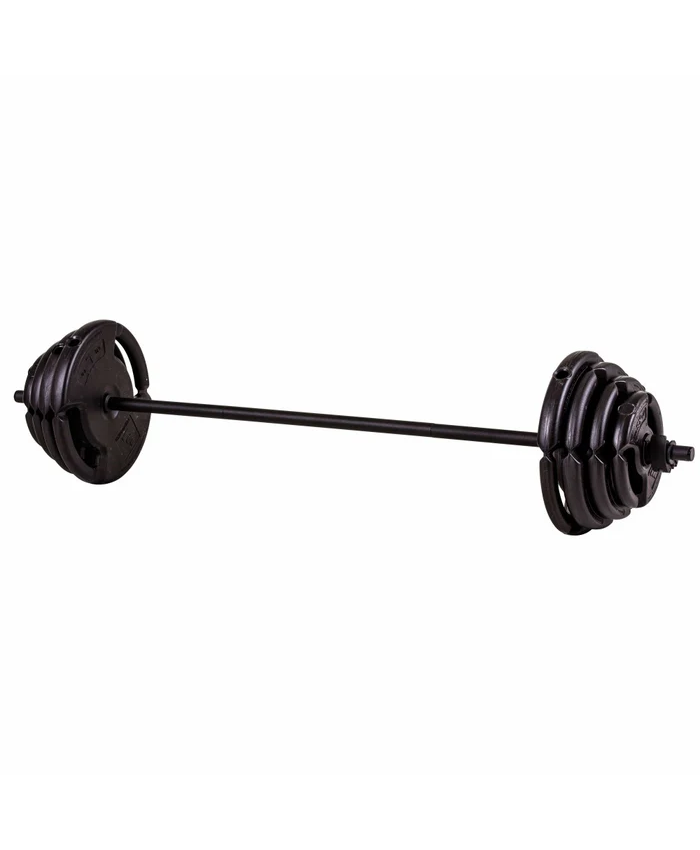 The Step 60 LB Adjustable Barbell Weight Set – Home Gym Equipment With Quick-Release Collars
