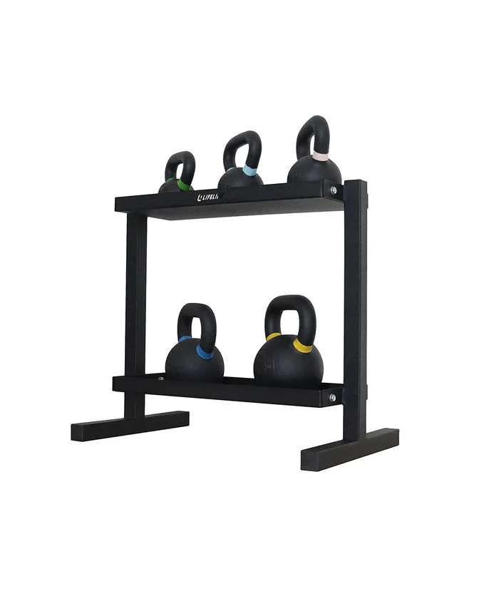 Lifeline Kettlebell Storage Rack - 2-Tier 500Lb Capacity