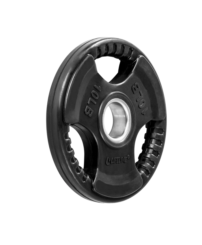 Lifeline Fitness Rubber Grip Plates For Olympic Barbell - 2