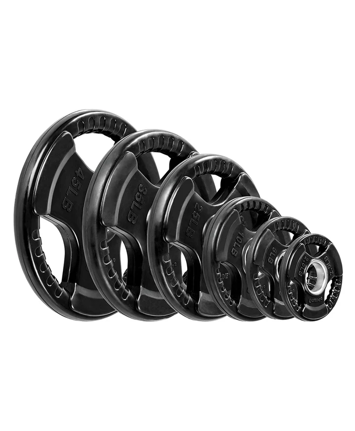 Lifeline Fitness Rubber Grip Plates For Olympic Barbell - 2