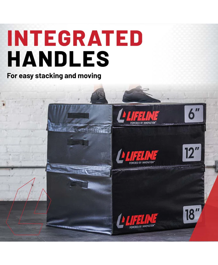 Foam Plyo Boxes - Workout Equipment for Home Gym - Plyometric Boxes for Cardio, Agility, Jump Training