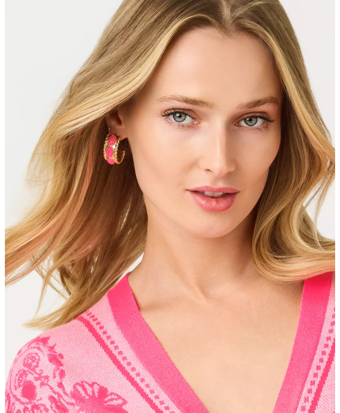 Sunshine Grove Hoop Earrings