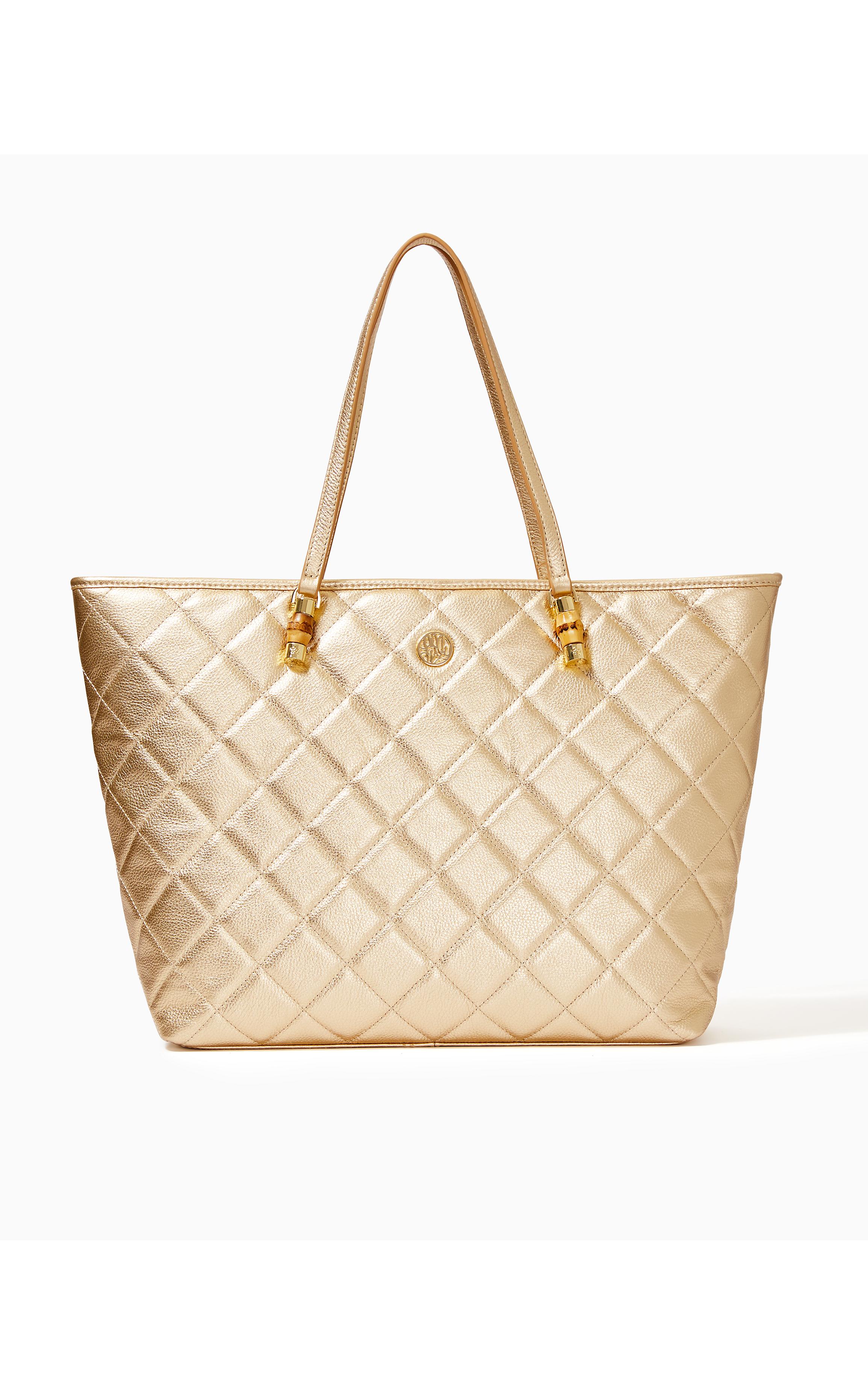 Quilted Leather Meena Tote