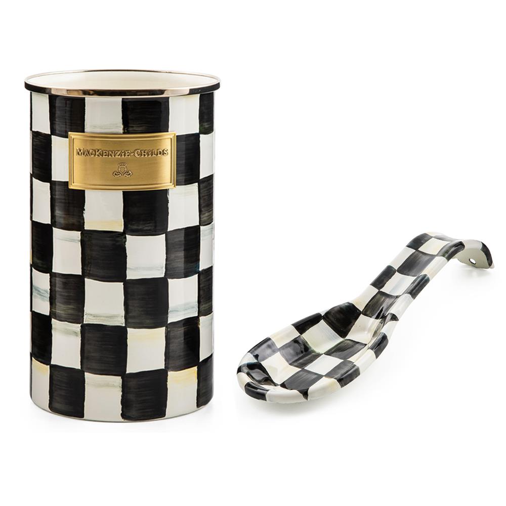 Courtly Check Utensil Holder Bundle
