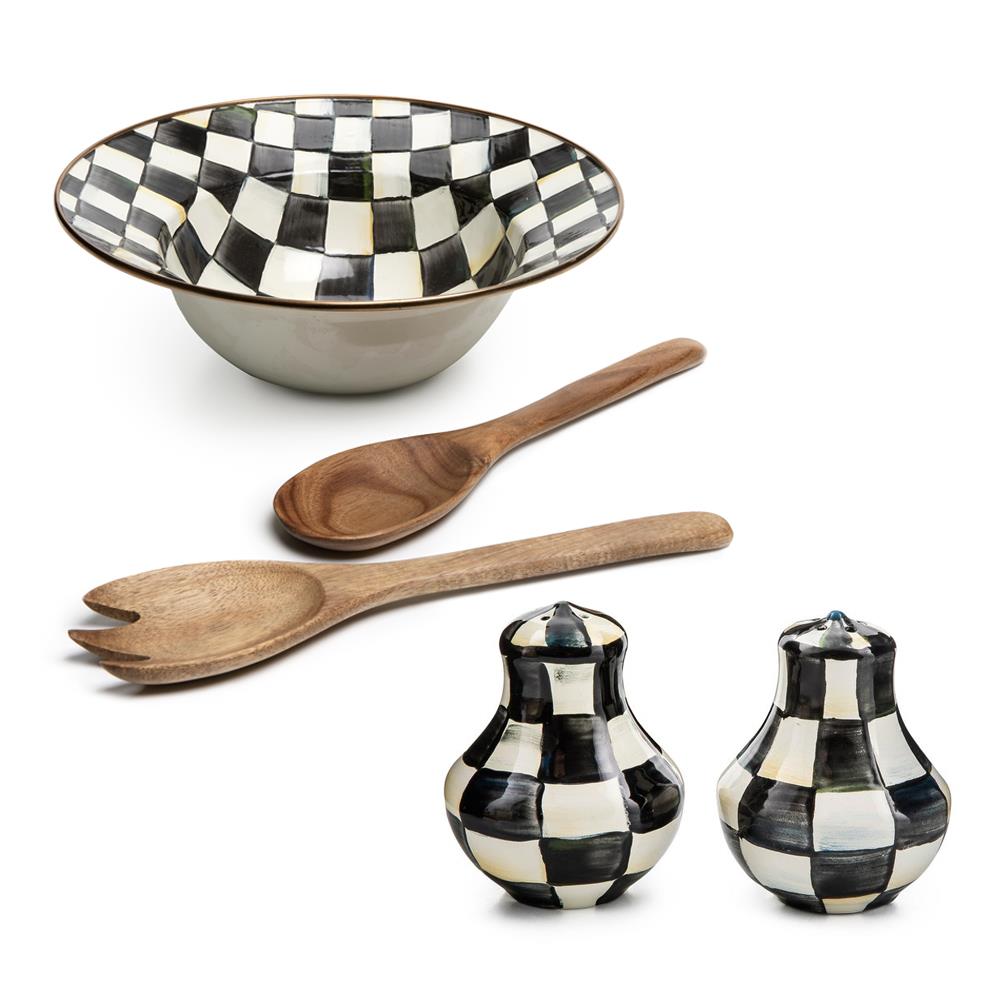 Courtly Check Serving Set & Shaker Duo