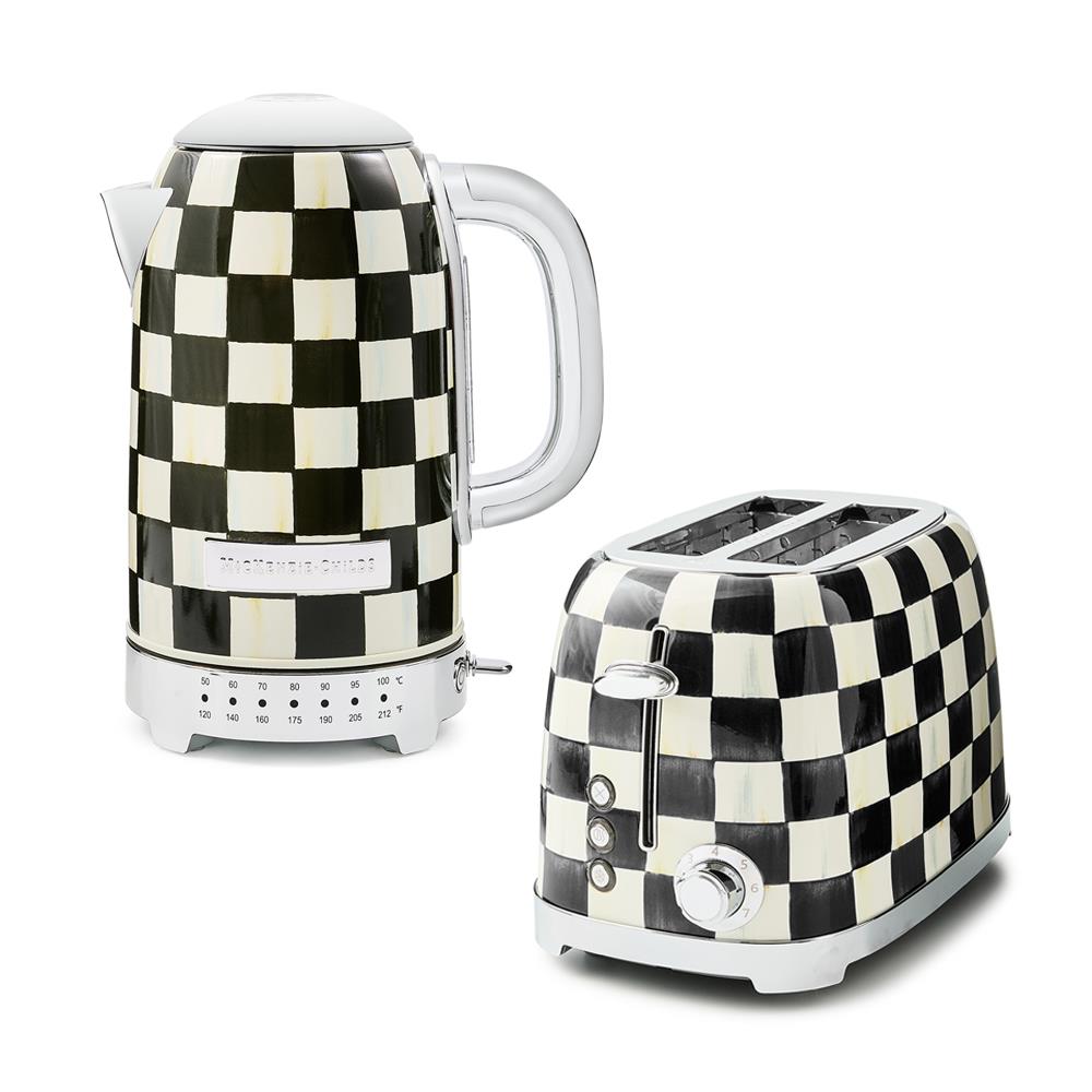 Courtly Check Electric Kettle & Toaster
