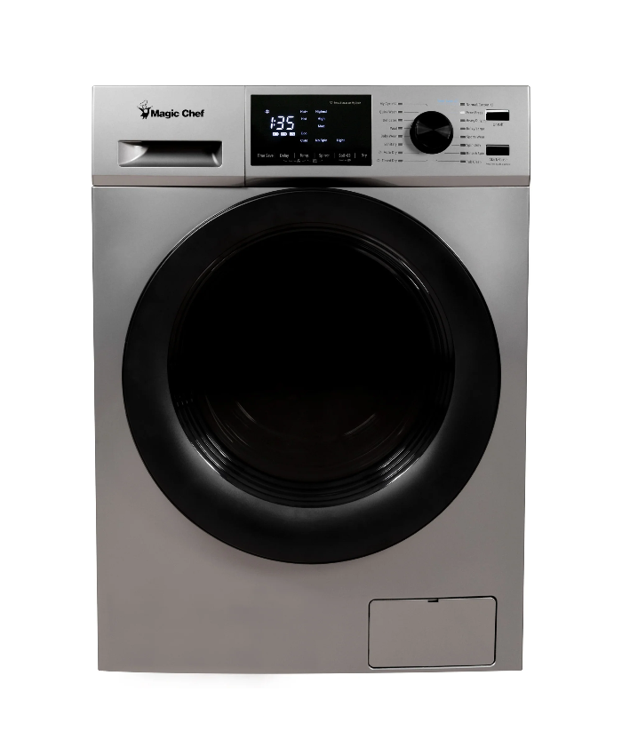 2.7 Cu. Ft. All-in-One Washer And Dryer Combo In Silver