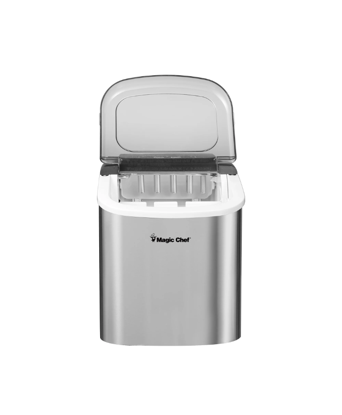 27 lb. Portable Countertop Ice Maker in Stainless