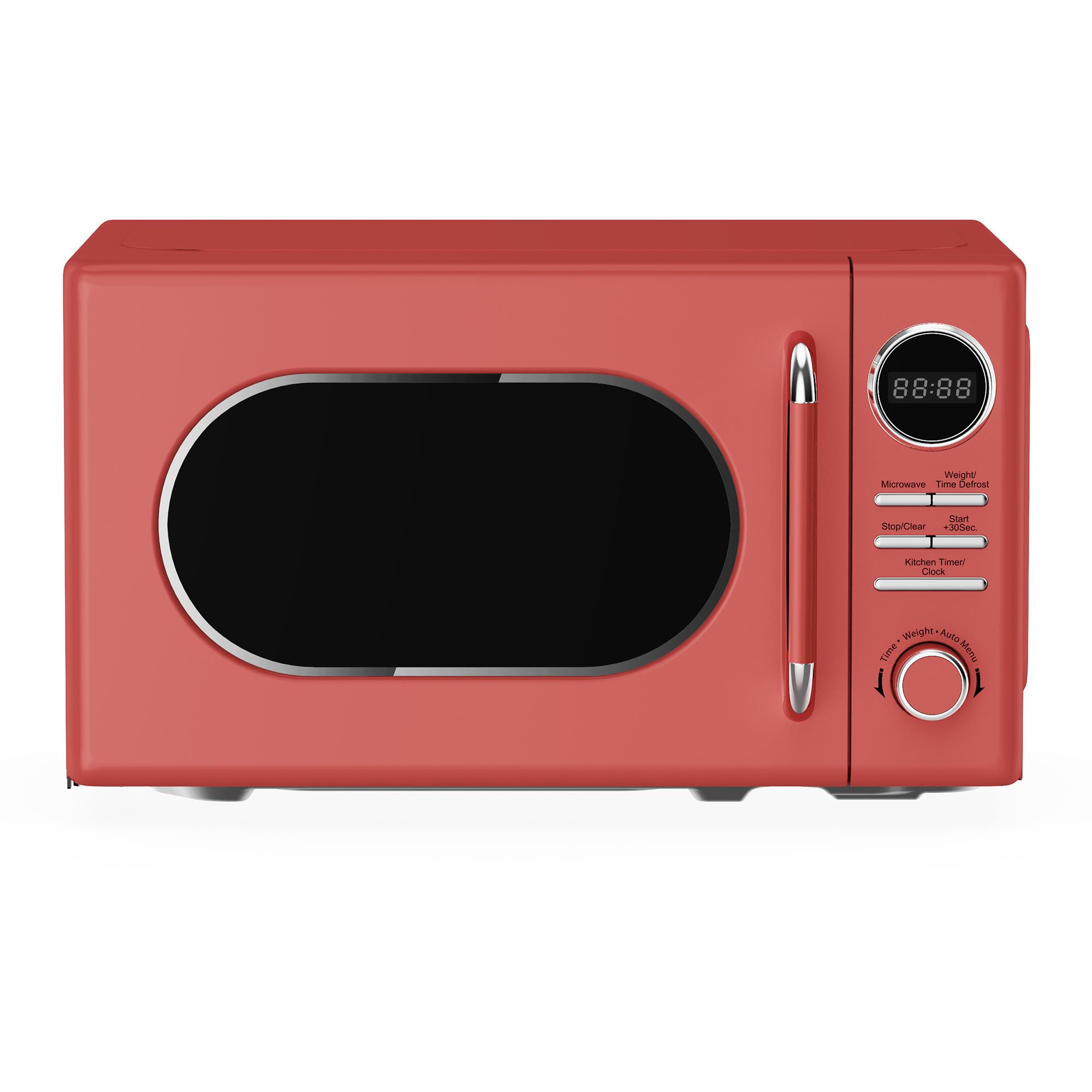 0.7 Cu. Ft. Retro Style Microwave Oven - Red