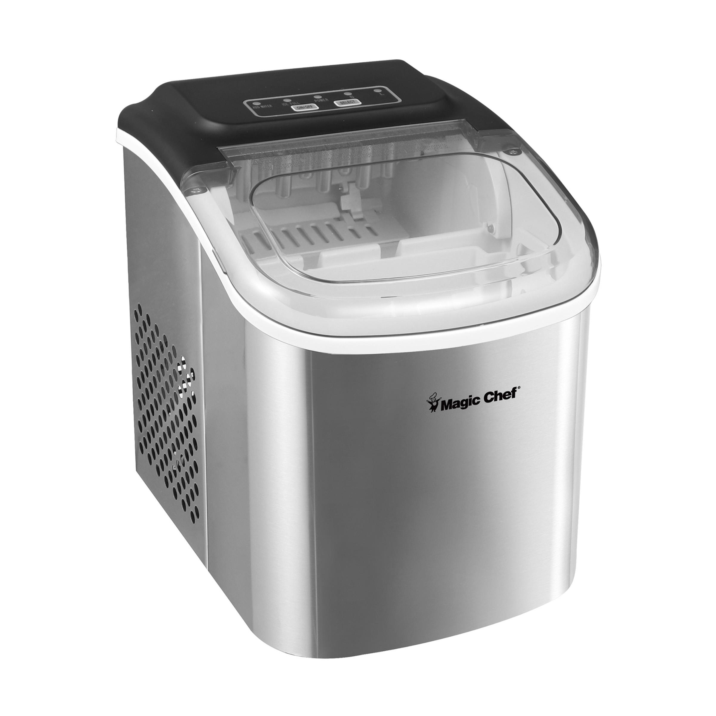 27lb Portable Countertop Ice Maker - Stainless Steel