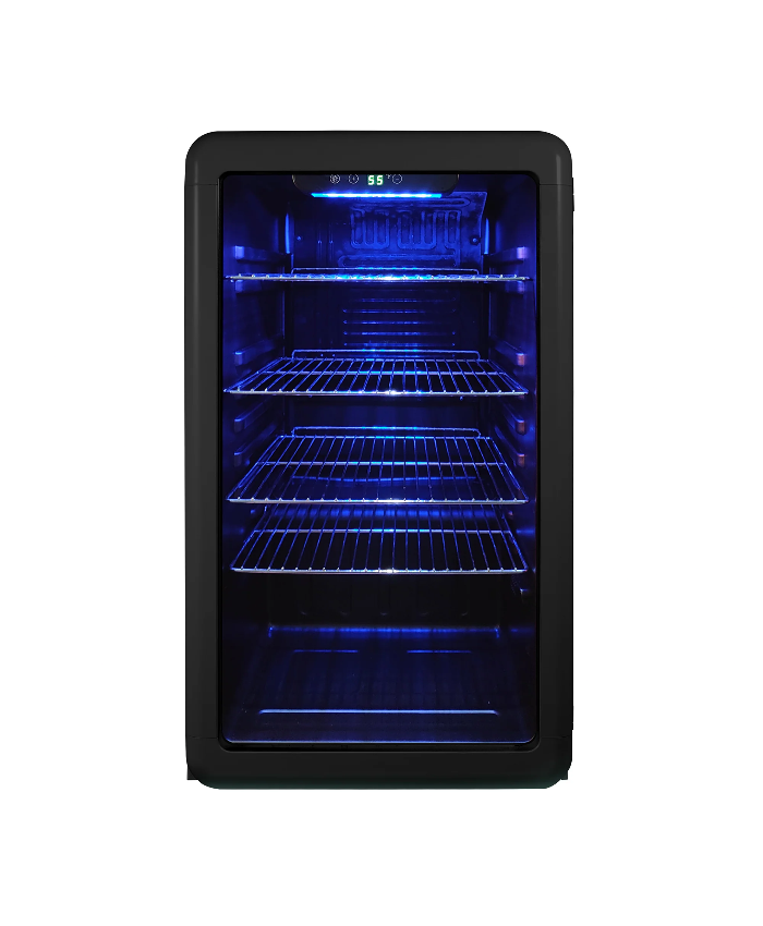 3.4 Cu. Ft. Retro Beverage Cooler, In Black