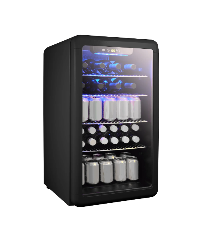 3.4 cu. ft. Retro Beverage Cooler, in Black
