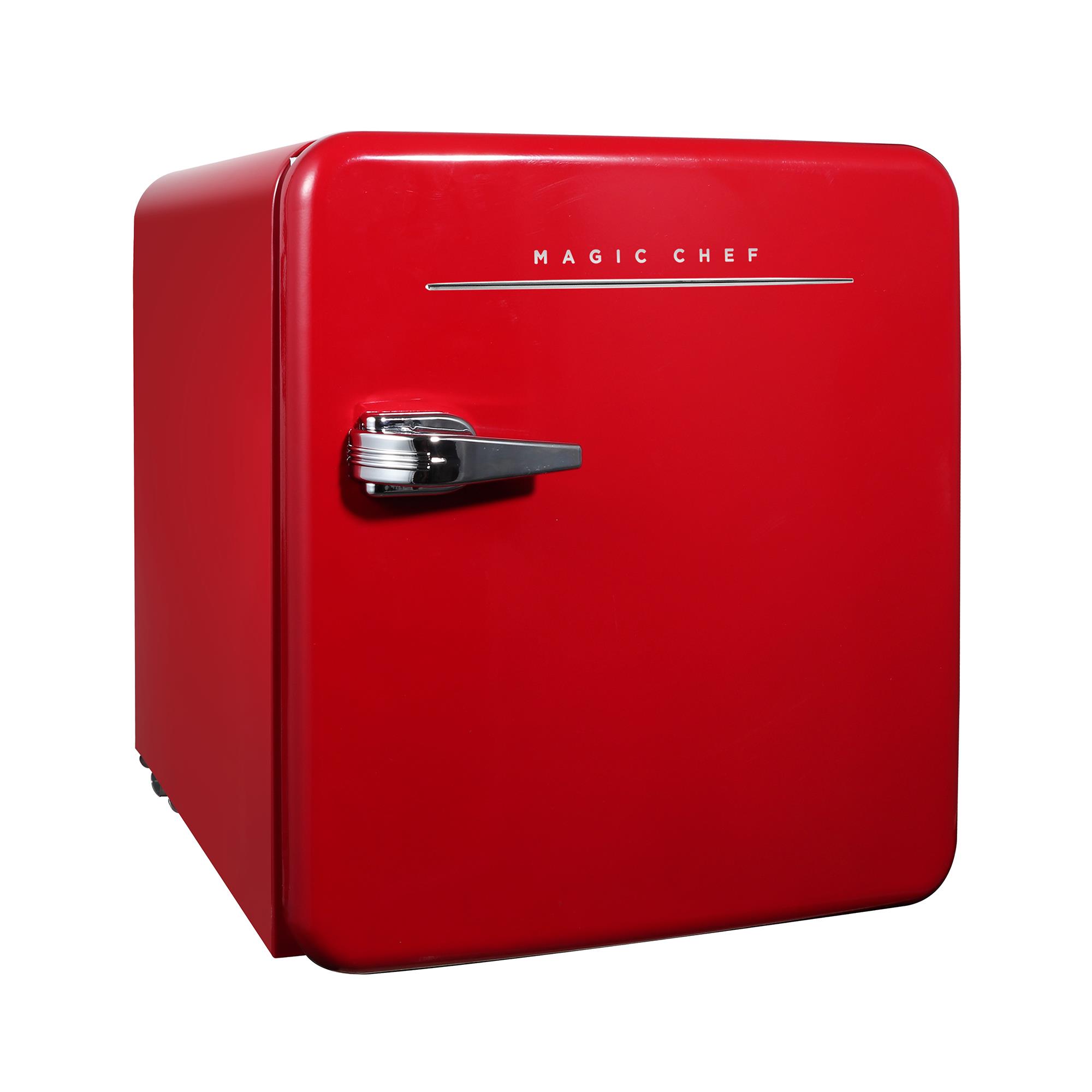 1.6 Cu. Ft. Refrigerator, Manual Defrost, Retro - Red