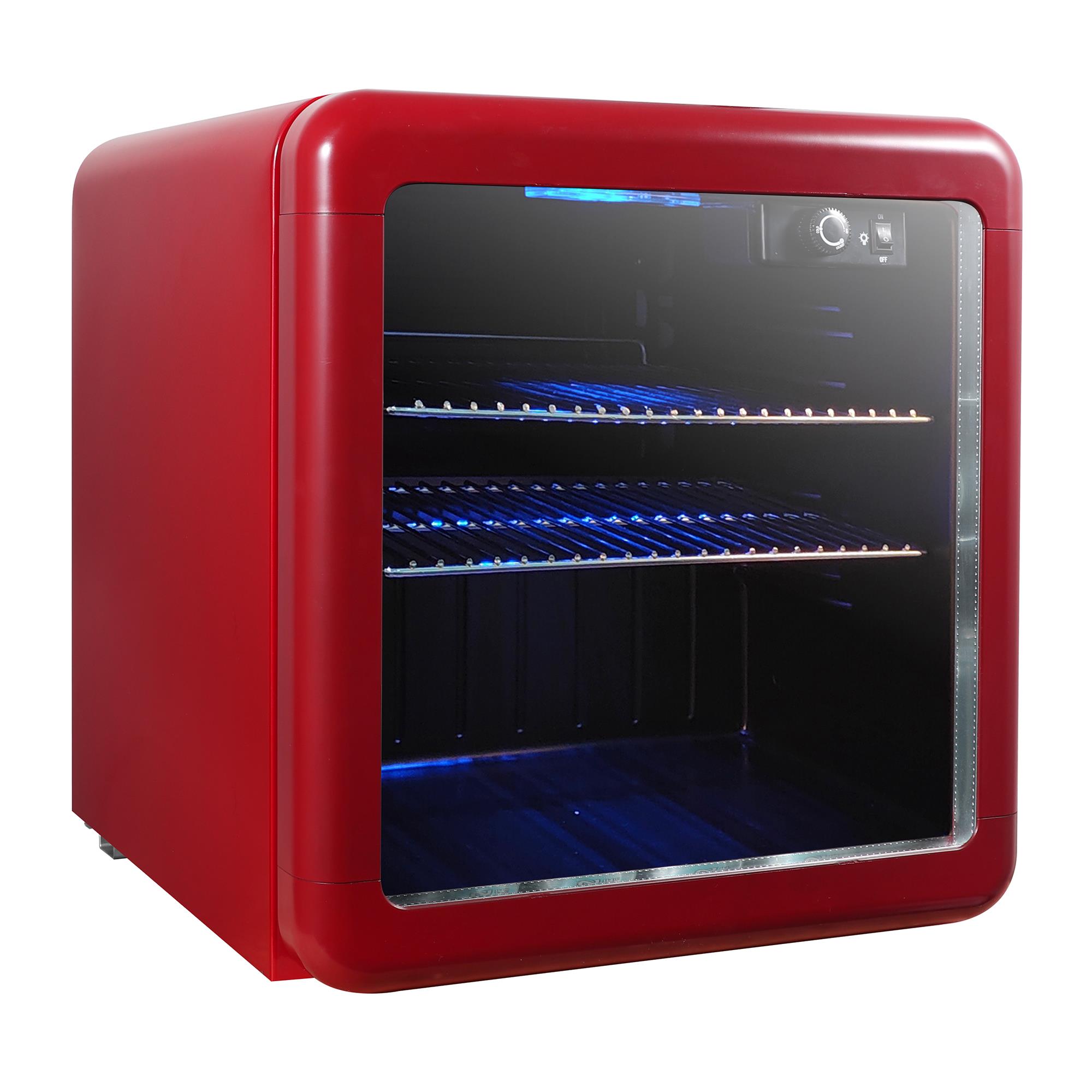 1.7 Cu. Ft. Beverage Cooler, Retro Red