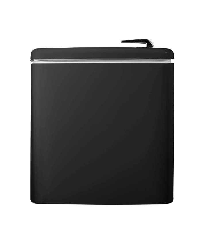 1.6 cu. ft. Retro Mini Refrigerator in Black, Without Freezer